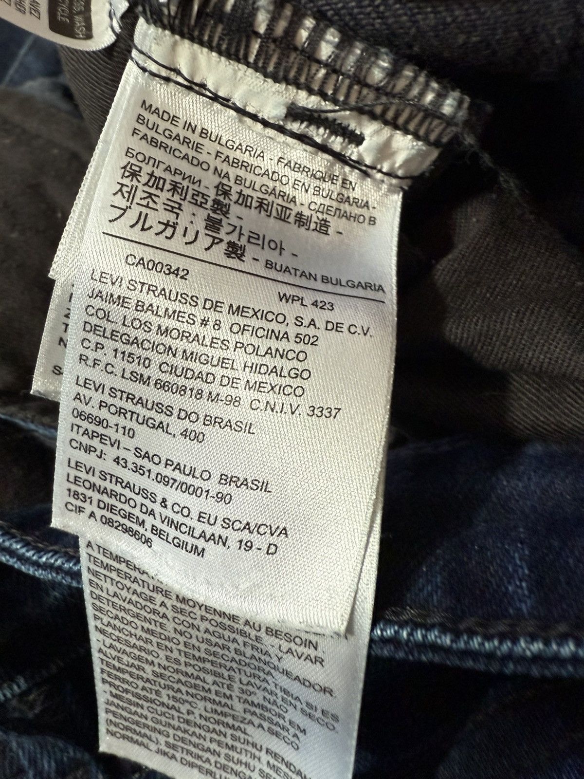 Levi's Levi’s Blue Tab Slim Japan Denim Jeans Size US 34 / EU 50 - 8 Thumbnail