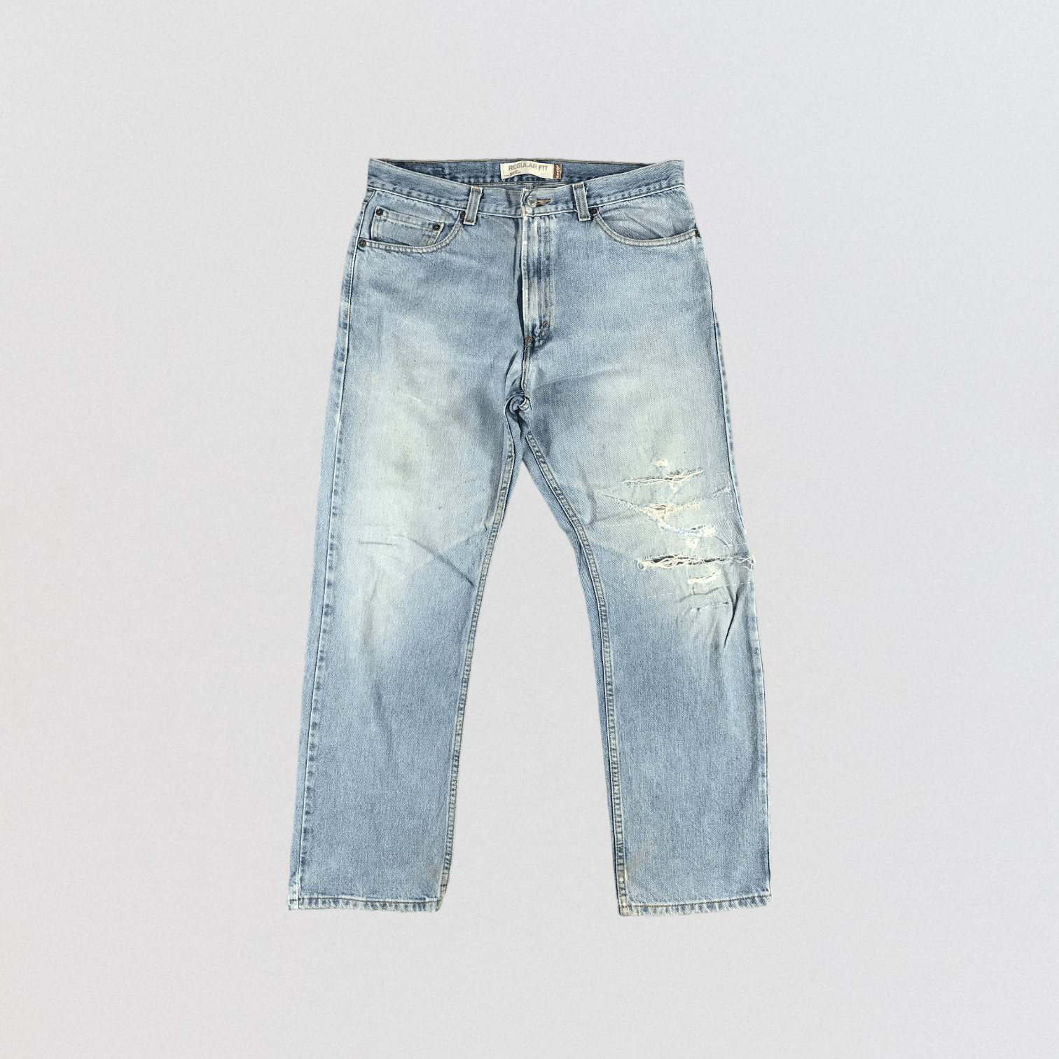 Levi's × Vintage Vintage Light Wash Levis 505 Jeans-JM2768 Size US 35 - 1 Thumbnail