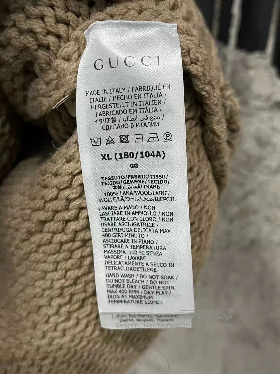Gucci gucci logo camel color sweater. Size US XL / EU 56 / 4 - 6 Thumbnail
