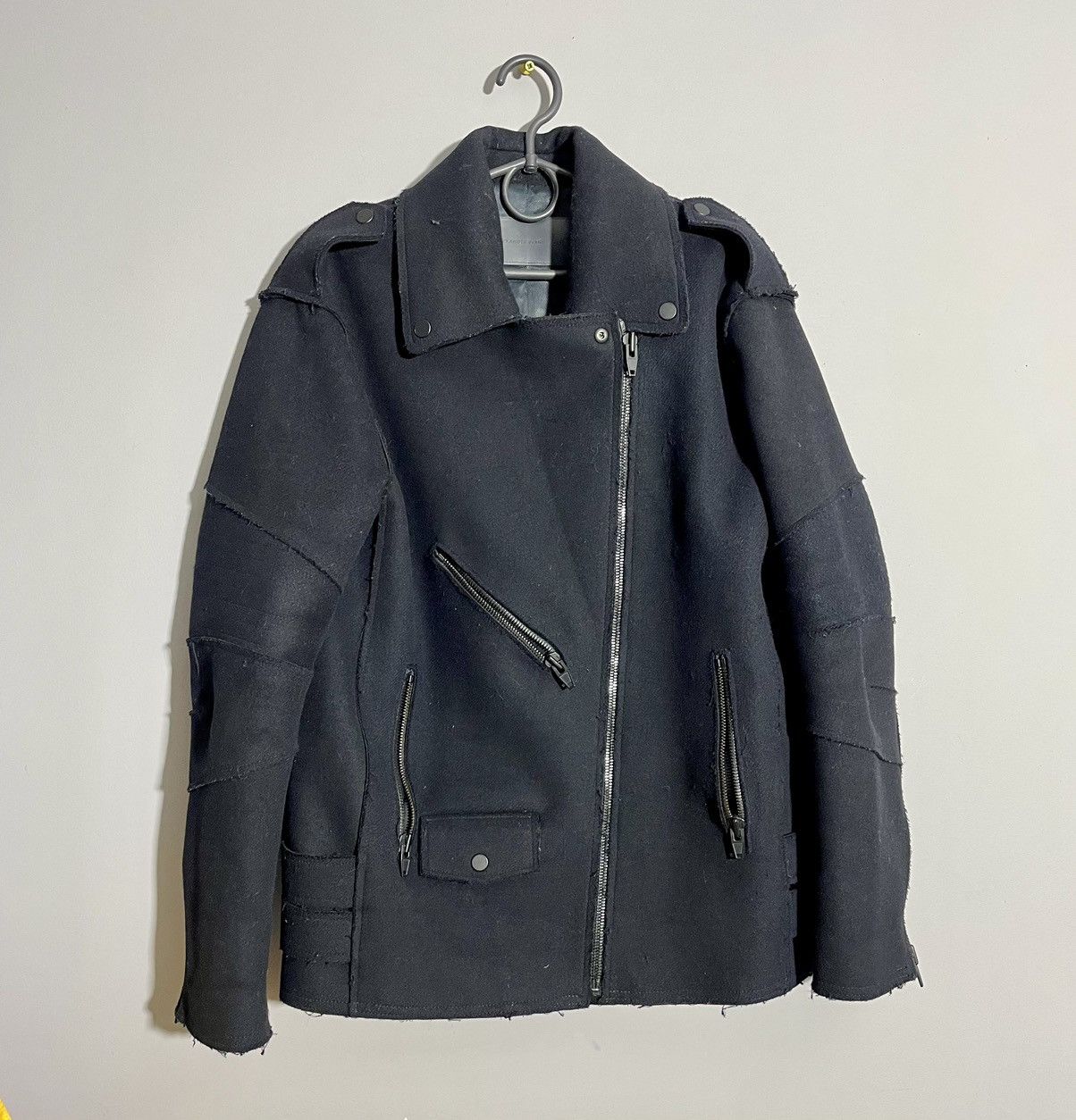 Alexander Wang × H&M Alexander Wang x H&M wool biker jacket Size M / US 6-8 / IT 42-44 - 2 Thumbnail