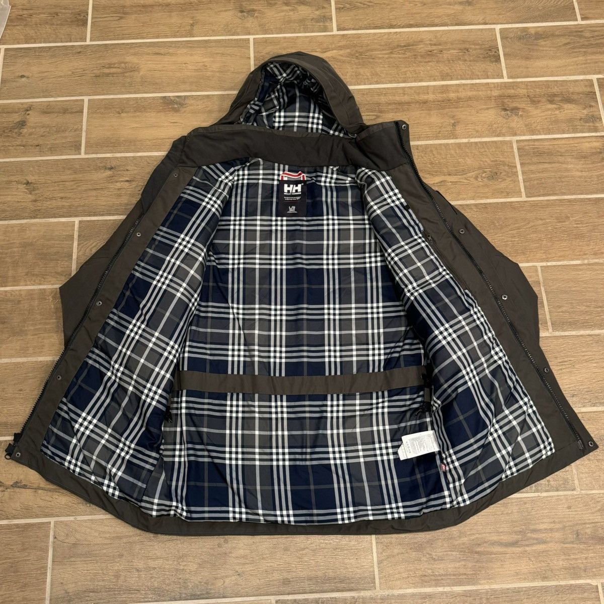 Helly Hansen × Vintage Helly Hansen Plaid Lined Green Primaloft Puffer Jacket Size US L / EU 52-54 / 3 - 2 Thumbnail