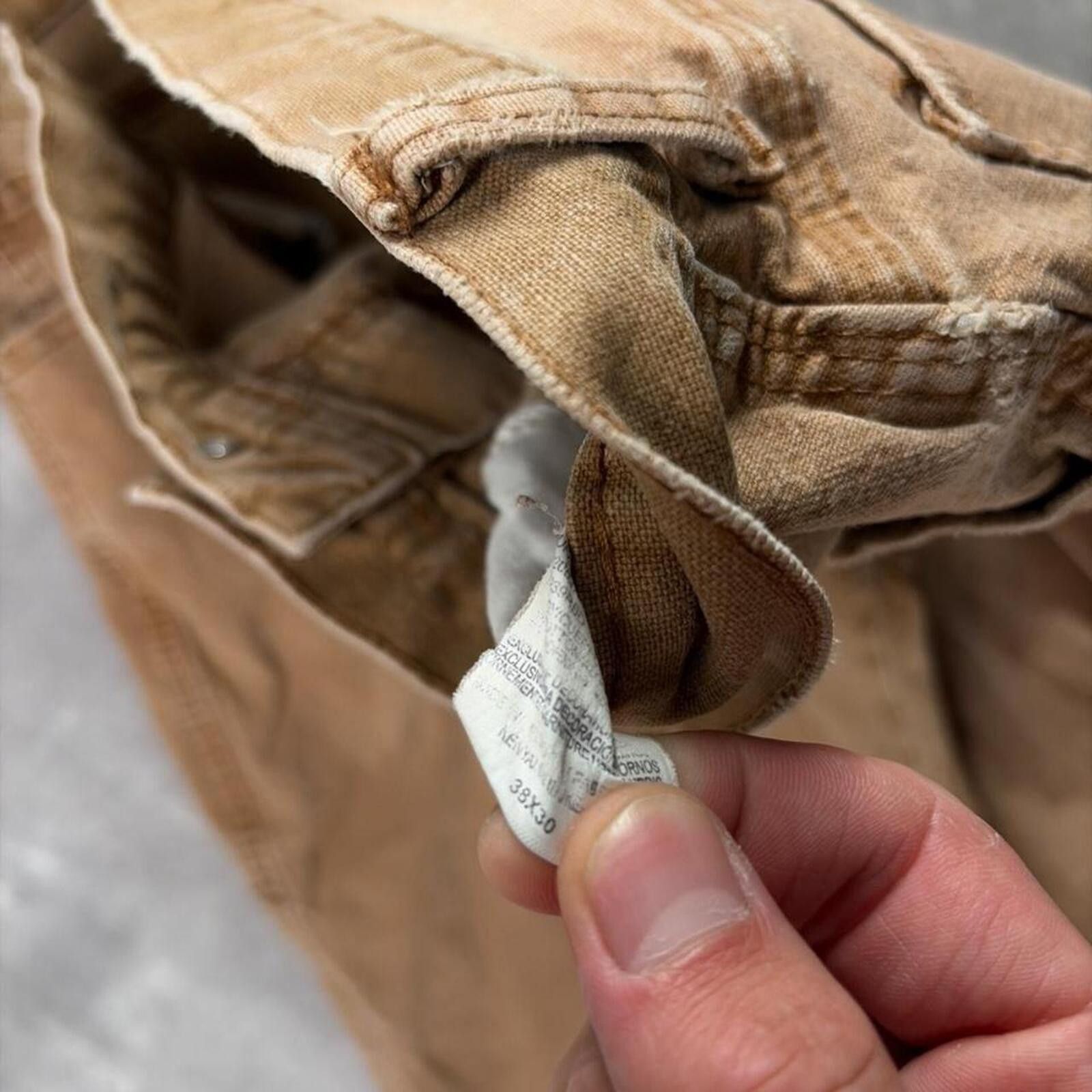 Dickies Y2K Tan Dickies Grunge Baggy Carpenter Skater Pants Size US 38 / EU 54 - 5 Thumbnail