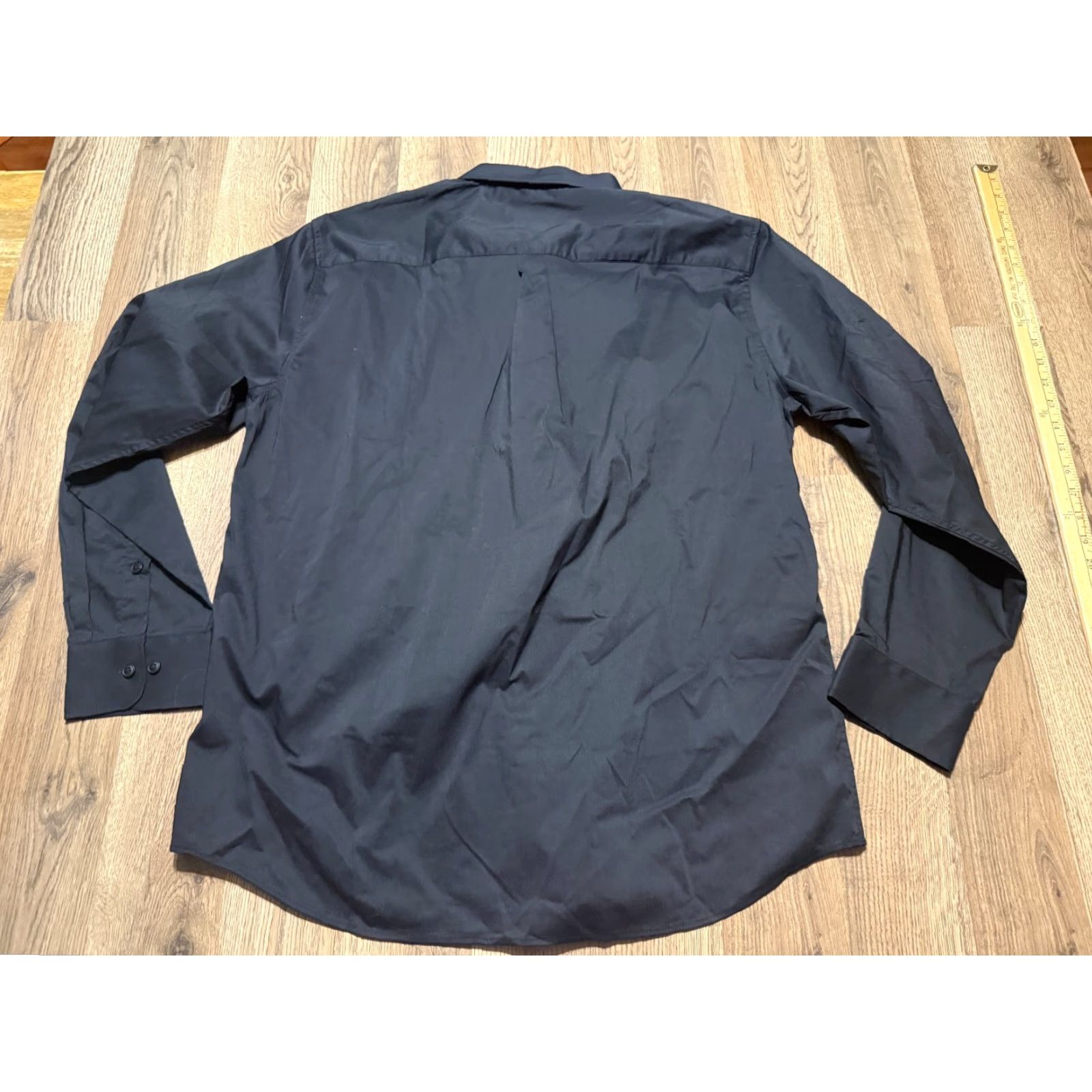 Vintage Soft Business Shirt Men’s Size Large Black Long Sleeve Button-Up Shirt Size US L / EU 52-54 / 3 - 2 Thumbnail