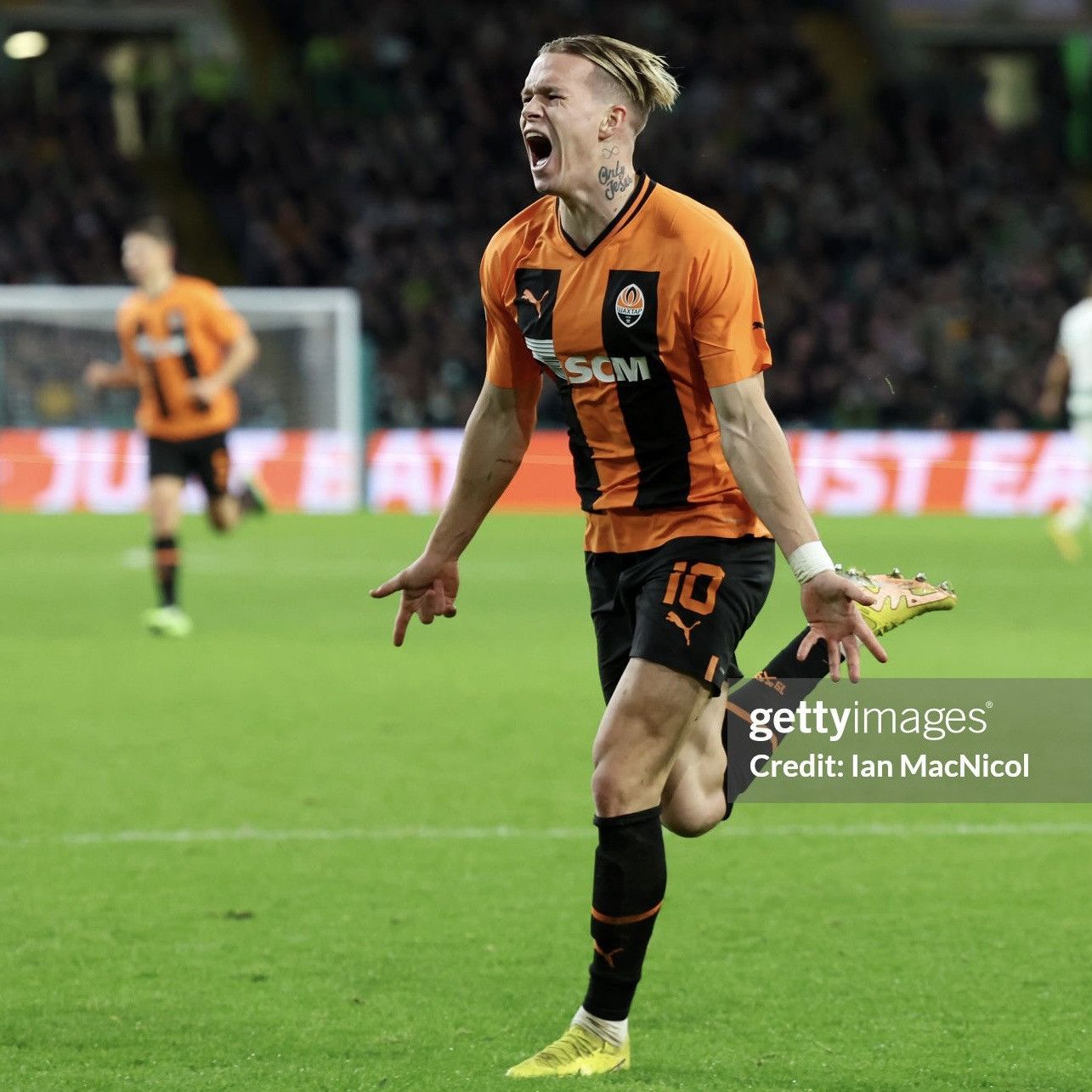 Puma 2022 2023 GAME ISSUE Shakhtar Mudryk Puma Home Soccer Jersey Size US M / EU 48-50 / 2 - 4 Thumbnail
