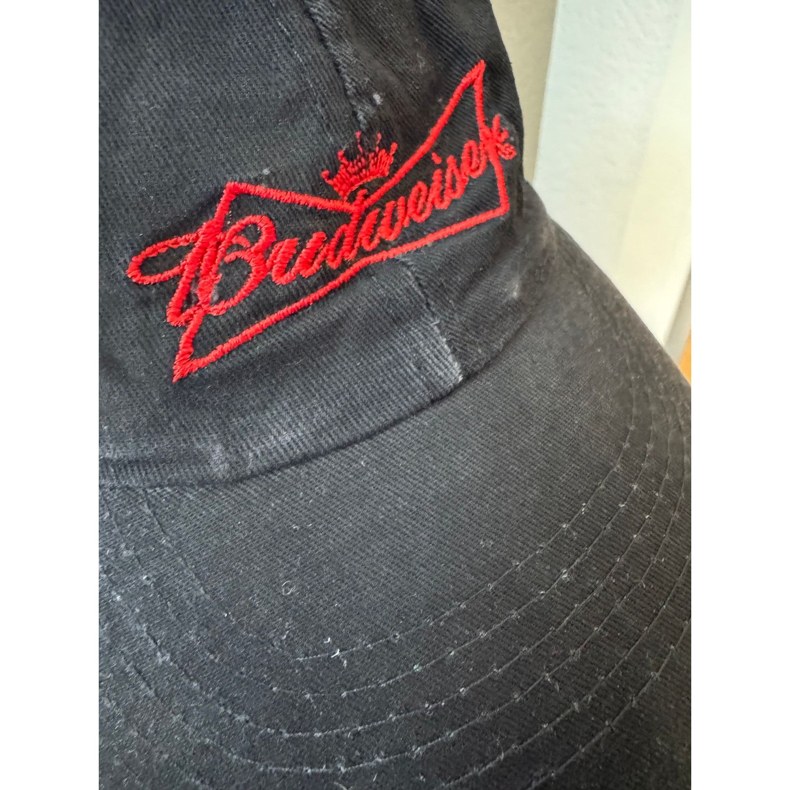 Budweiser Budweiser Black Lightweight Cotton Cap Size ONE SIZE - 6 Thumbnail