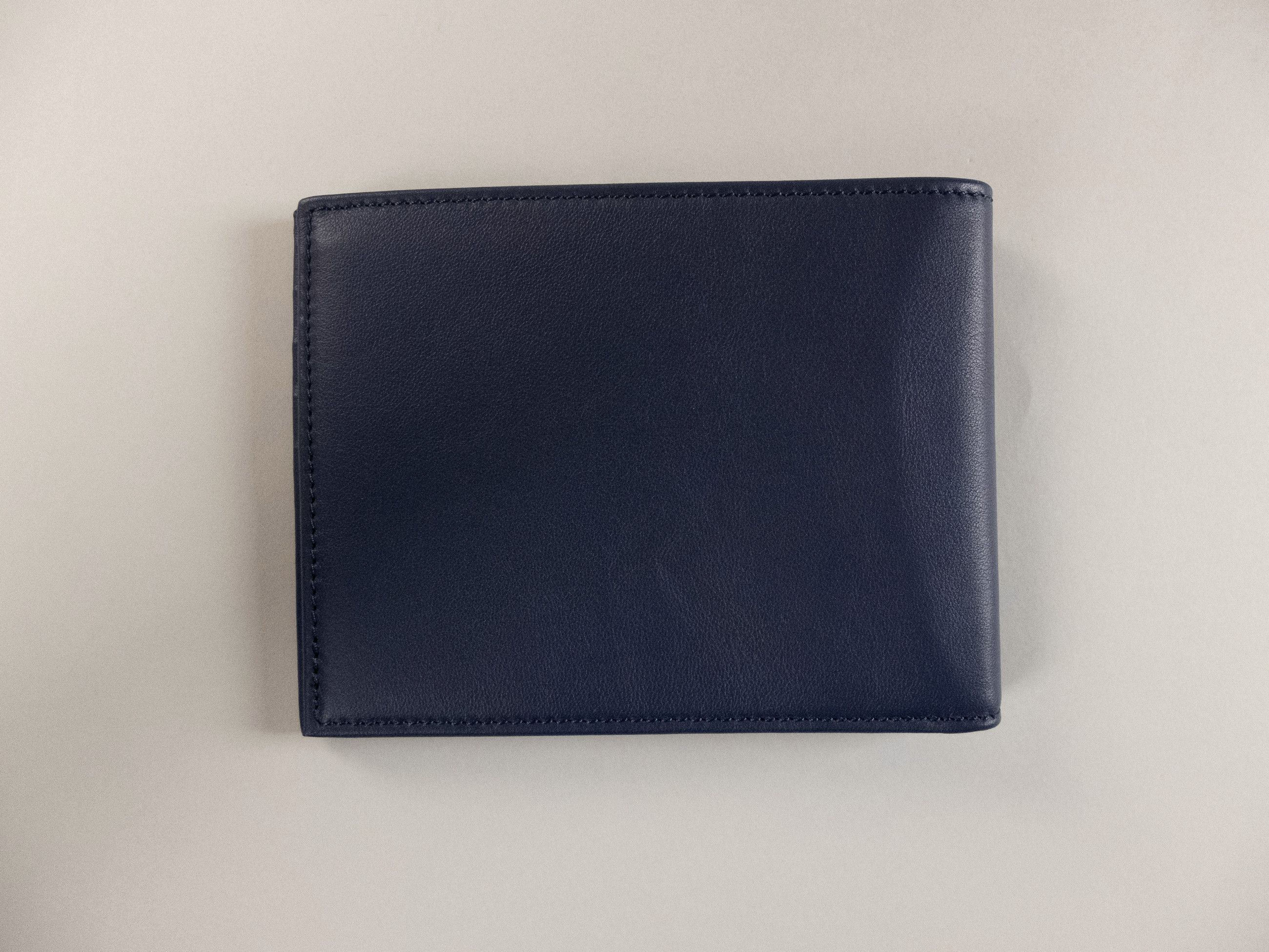 Santoni SANTONI blue classic leather bifold wallet billfold Italy Size ONE SIZE - 3 Thumbnail