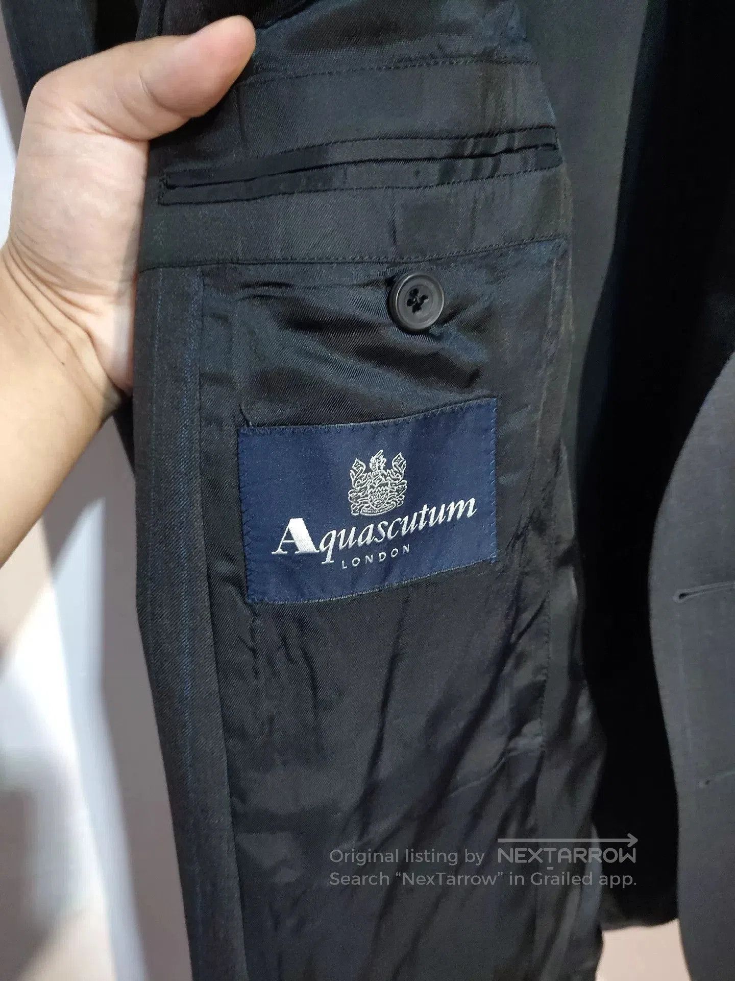 Aquascutum Aquascutum Wool Suit with Stripes. Size US M / EU 48-50 / 2 - 4 Thumbnail