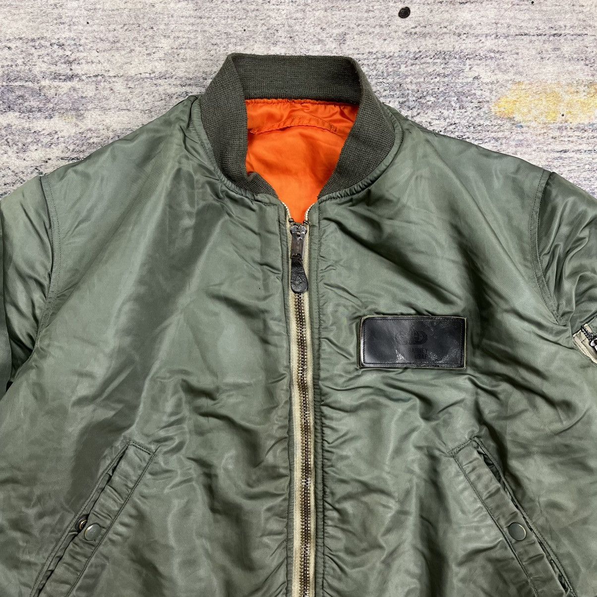 Alpha Industries Vintage 60s Alpha Industries Ma-1 bomber flight jacket Size US XL / EU 56 / 4 - 3 Thumbnail