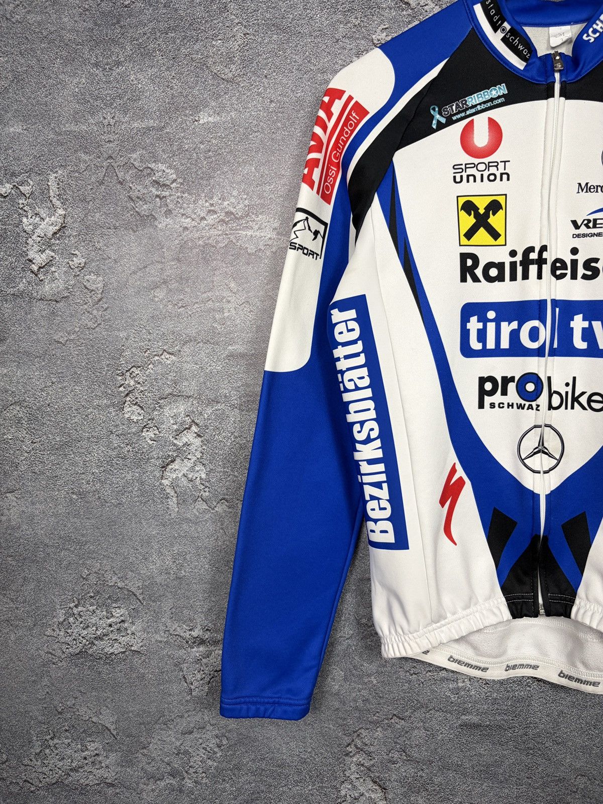 Bicycle Biemme Vintage Bicycle Jersey Long Sleeve Mercedes Benz Size US M / EU 48-50 / 2 - 4 Thumbnail