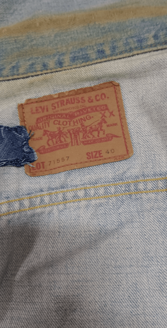 Levi's Vintage🔥 Levis Big E Truckers Jacket Lot 71557 Size 40 Size US M / EU 48-50 / 2 - 14 Thumbnail