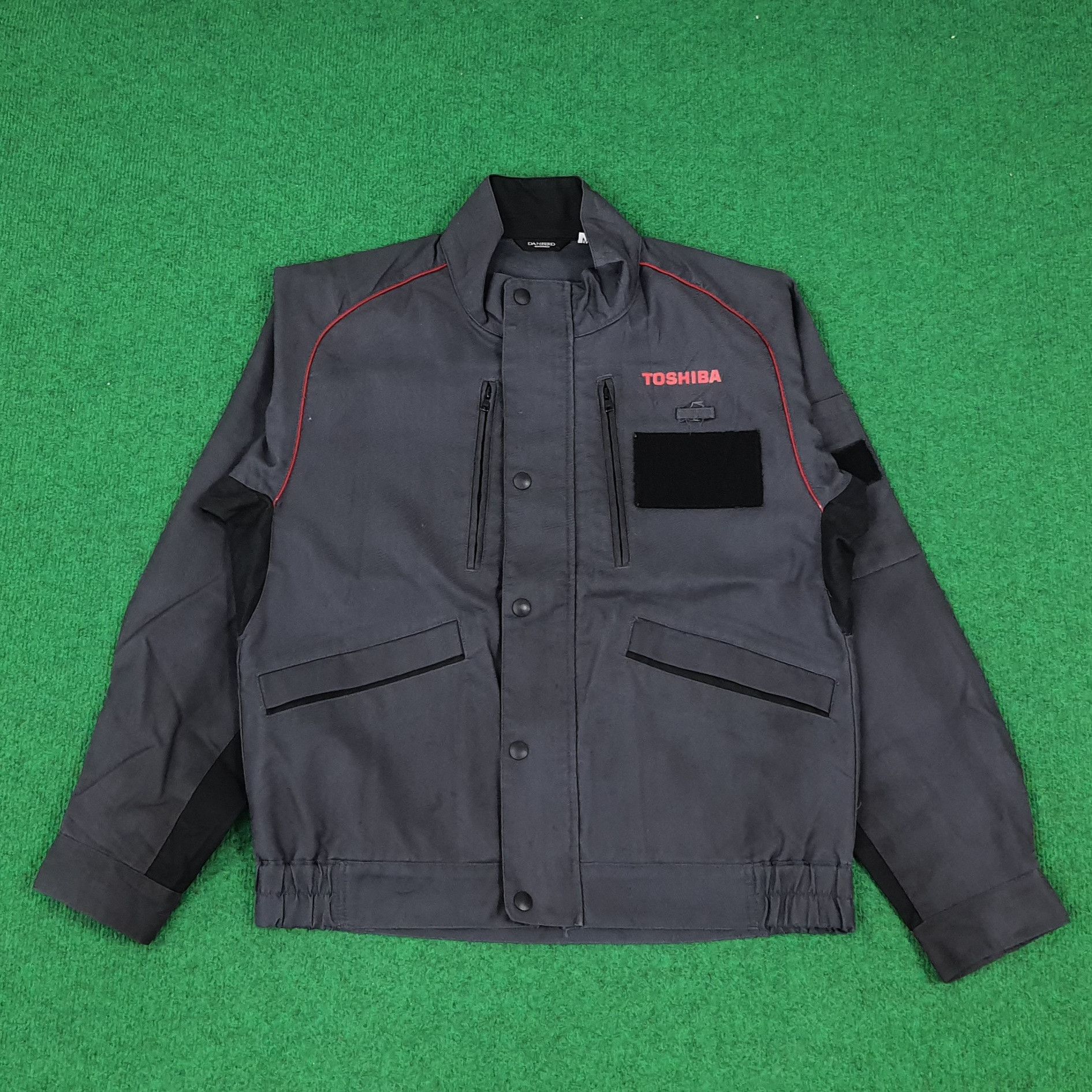 Japanese Brand × Vintage Vintage Toshiba Staff Japanese Brand Workwear Jacket Size US M / EU 48-50 / 2 - 1 Thumbnail