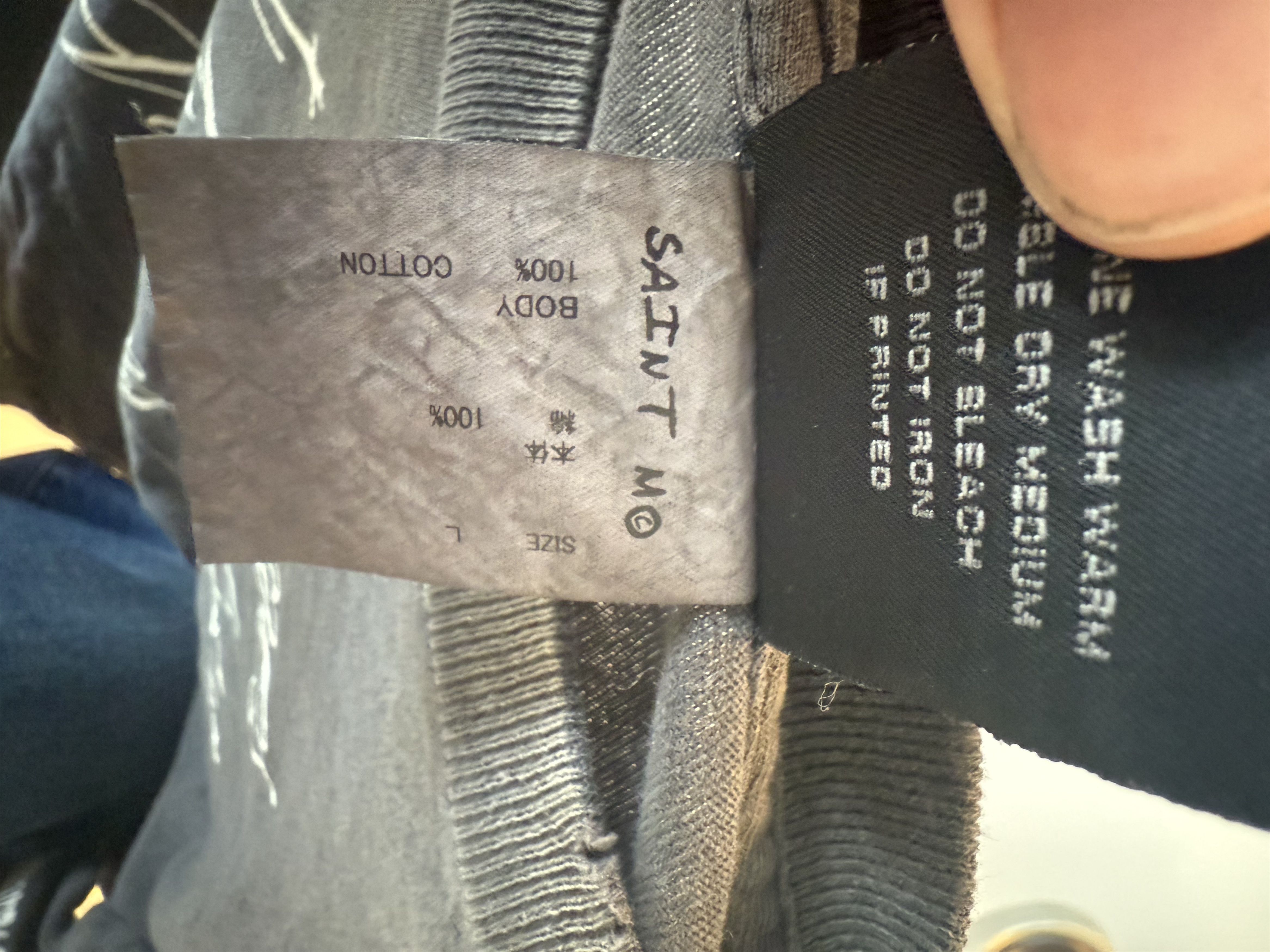 Saint Michael SAINT MXXXXXX SAINT COMES LONG SLEEVE TEE BLACK Size US XL / EU 56 / 4 - 5 Thumbnail