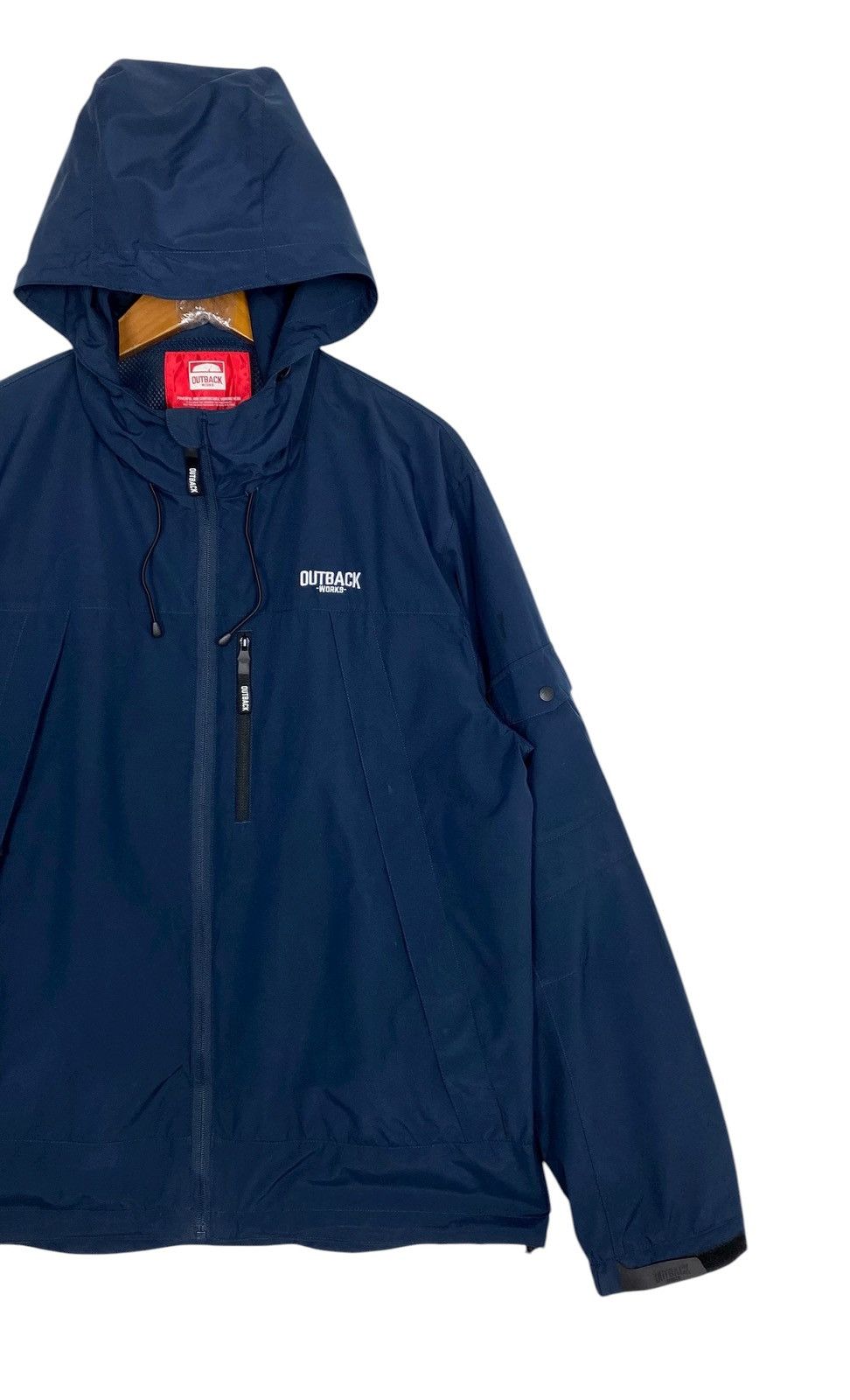 Japanese Brand Rare‼️ Outback Works Hoodie Jacket Size US L / EU 52-54 / 3 - 3 Thumbnail