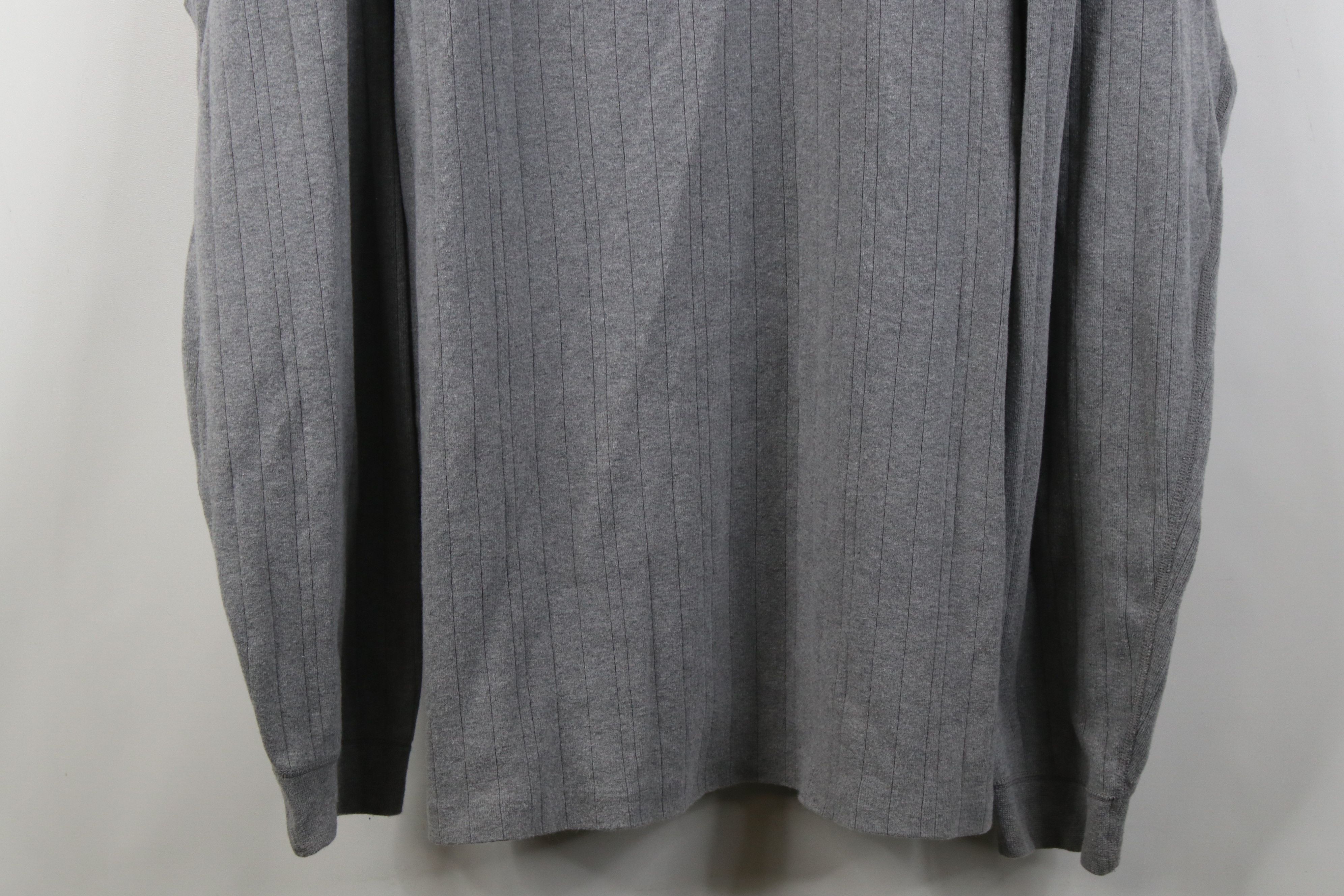 Eddie Bauer Vintage 90s Eddie Bauer Knit Long Sleeve Henley T-Shirt USA Size US XL / EU 56 / 4 - 3 Thumbnail