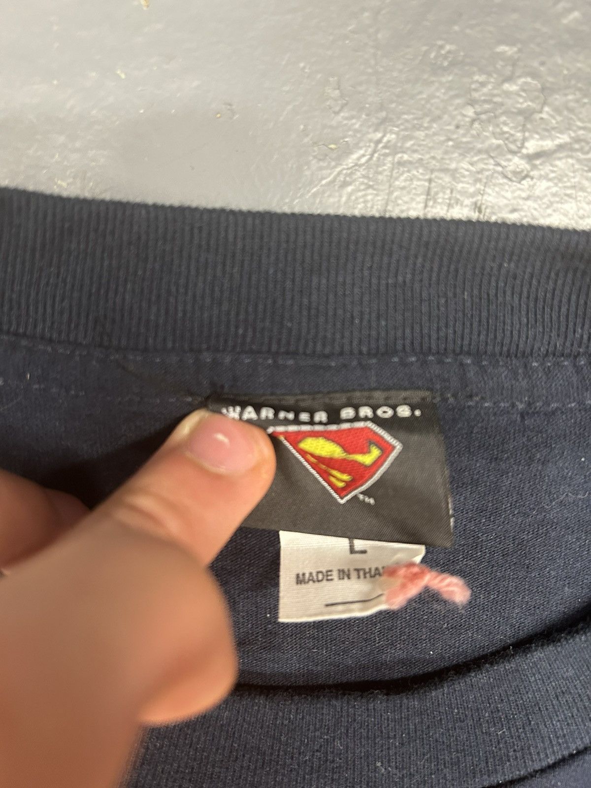 Other Crazy Vintage Y2K Essential Black Superman Graphic T-Shirt Size US L / EU 52-54 / 3 - 2 Thumbnail