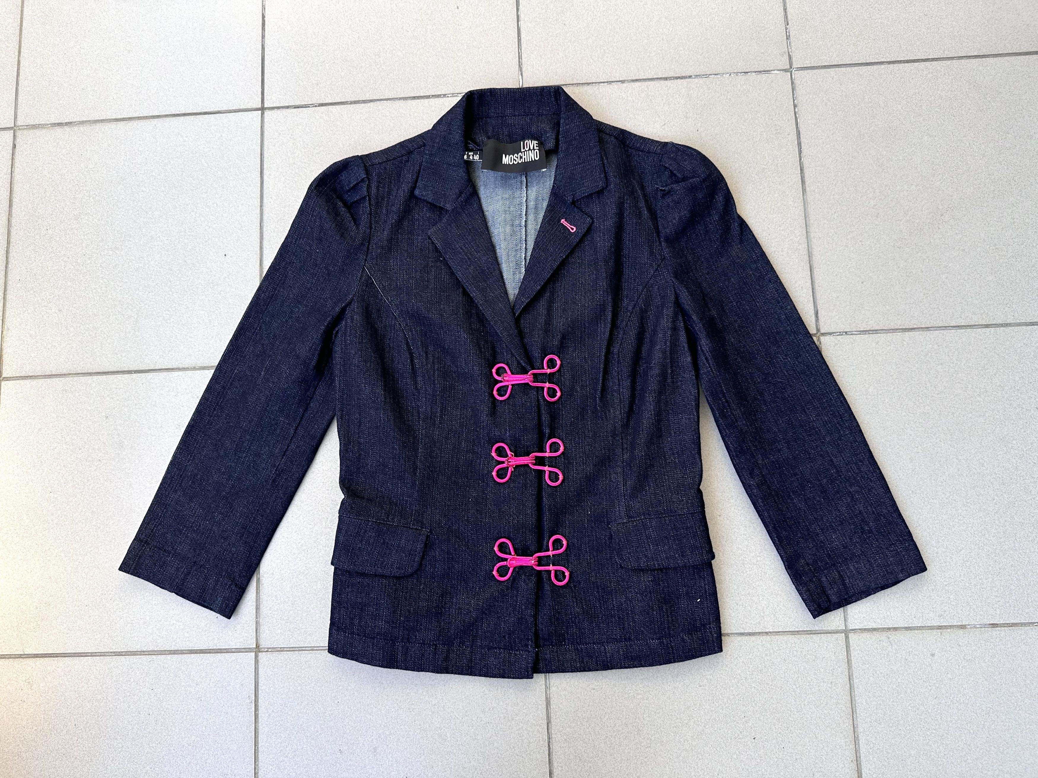 Moschino Moschino denim jacket women avant garde Size S / US 4 / IT 40 - 6 Thumbnail