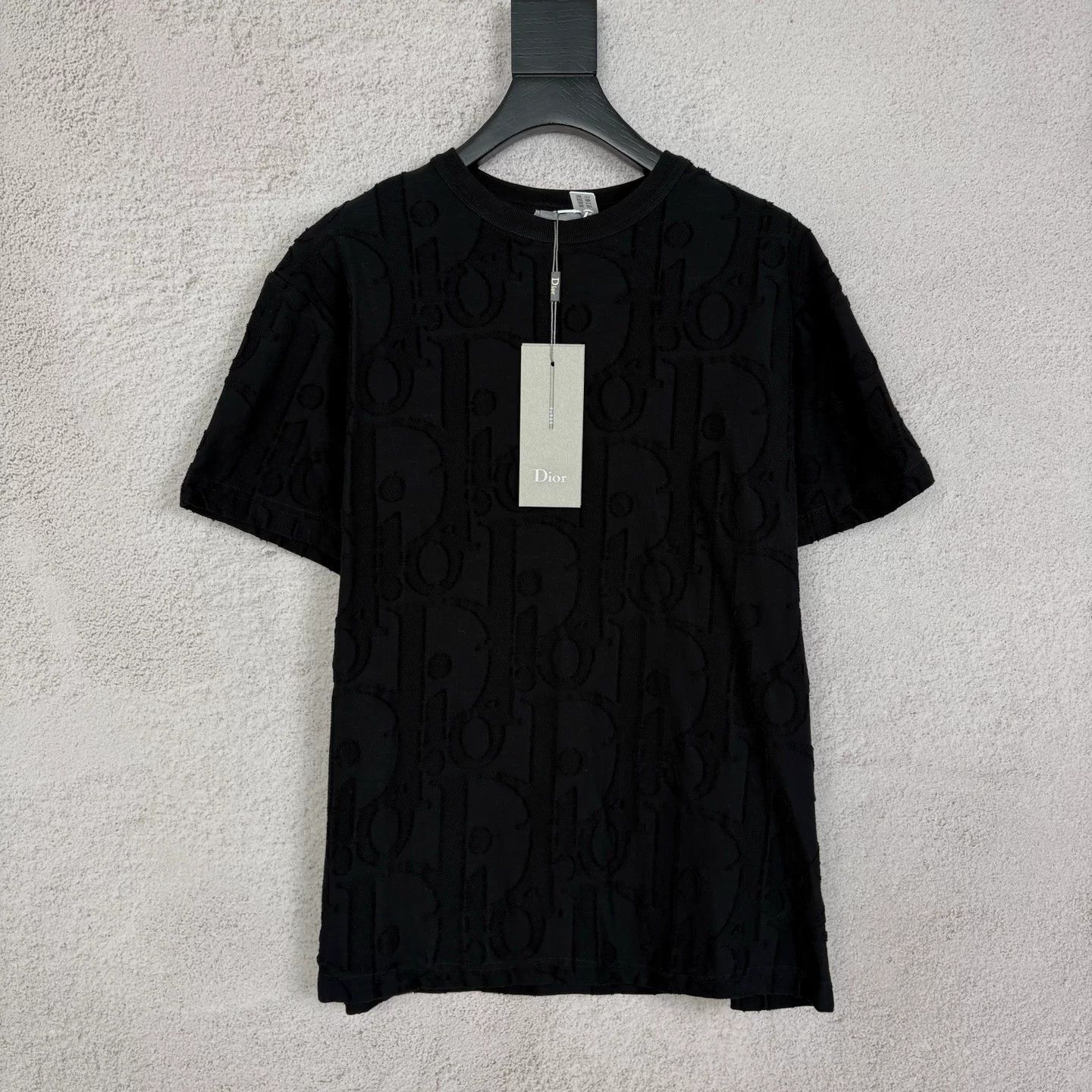 Dior Dior 26 Embossed Logo Plain Knit Tee Size US S / EU 44-46 / 1 - 1 Thumbnail