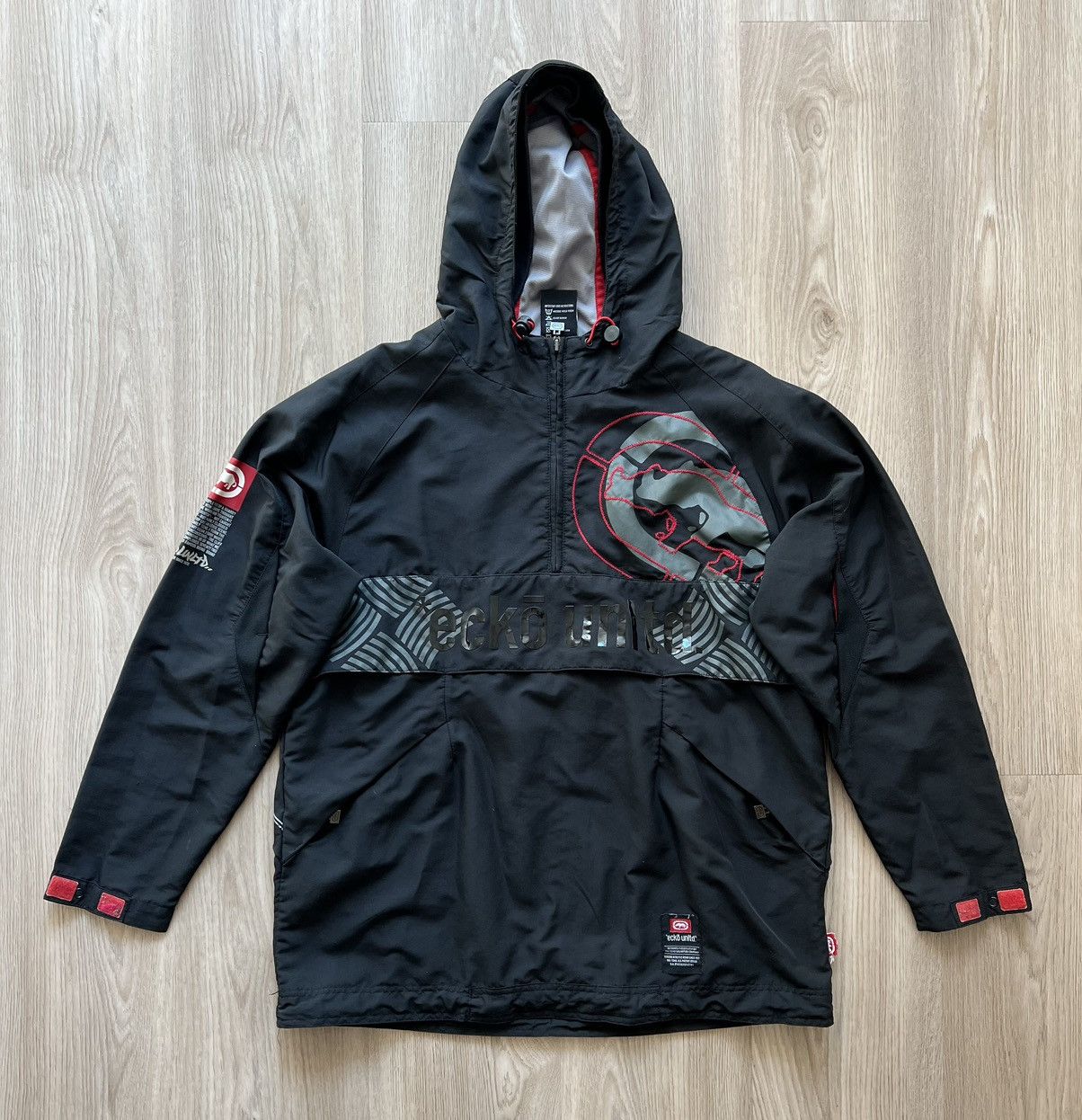 Vintage Ecko Unltd Black Anorak Jacket