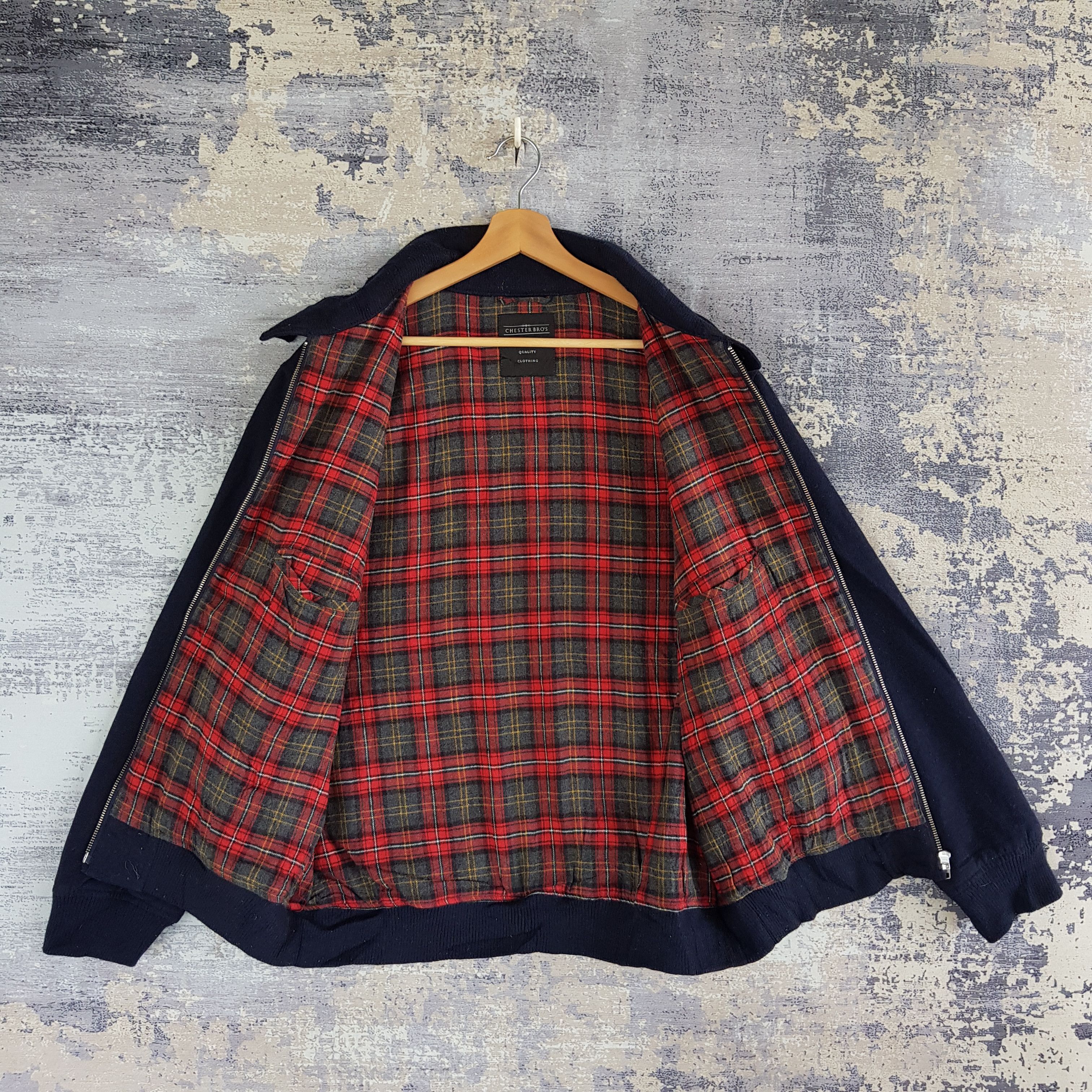 Japanese Brand × Vintage Vintage Chester Bros Zipper Jacket Varsity Wool Jacket Size US M / EU 48-50 / 2 - 4 Thumbnail