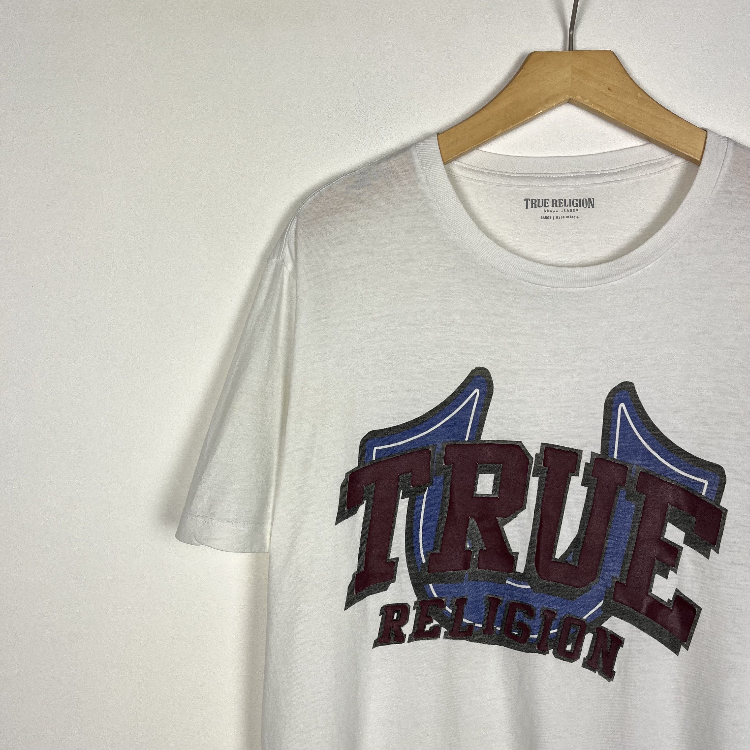 True Religion VTG True Religion Big Logo Y2K Japanese T Shirt 00’s Size US L / EU 52-54 / 3 - 5 Thumbnail