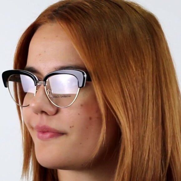 Dolce & Gabbana Dolce & Gabbana DG3247 502 Eyeglasses Cat Eye Havana 53mm Size ONE SIZE - 3 Thumbnail