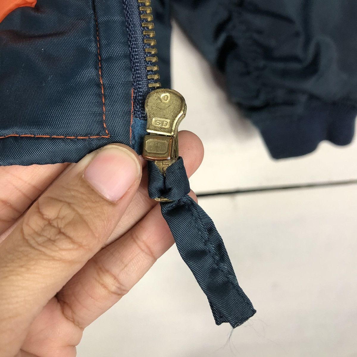 Japanese Brand 📌Vintage Fly Military Bomber Jacket Ma-1 Design Size US L / EU 52-54 / 3 - 18 Thumbnail