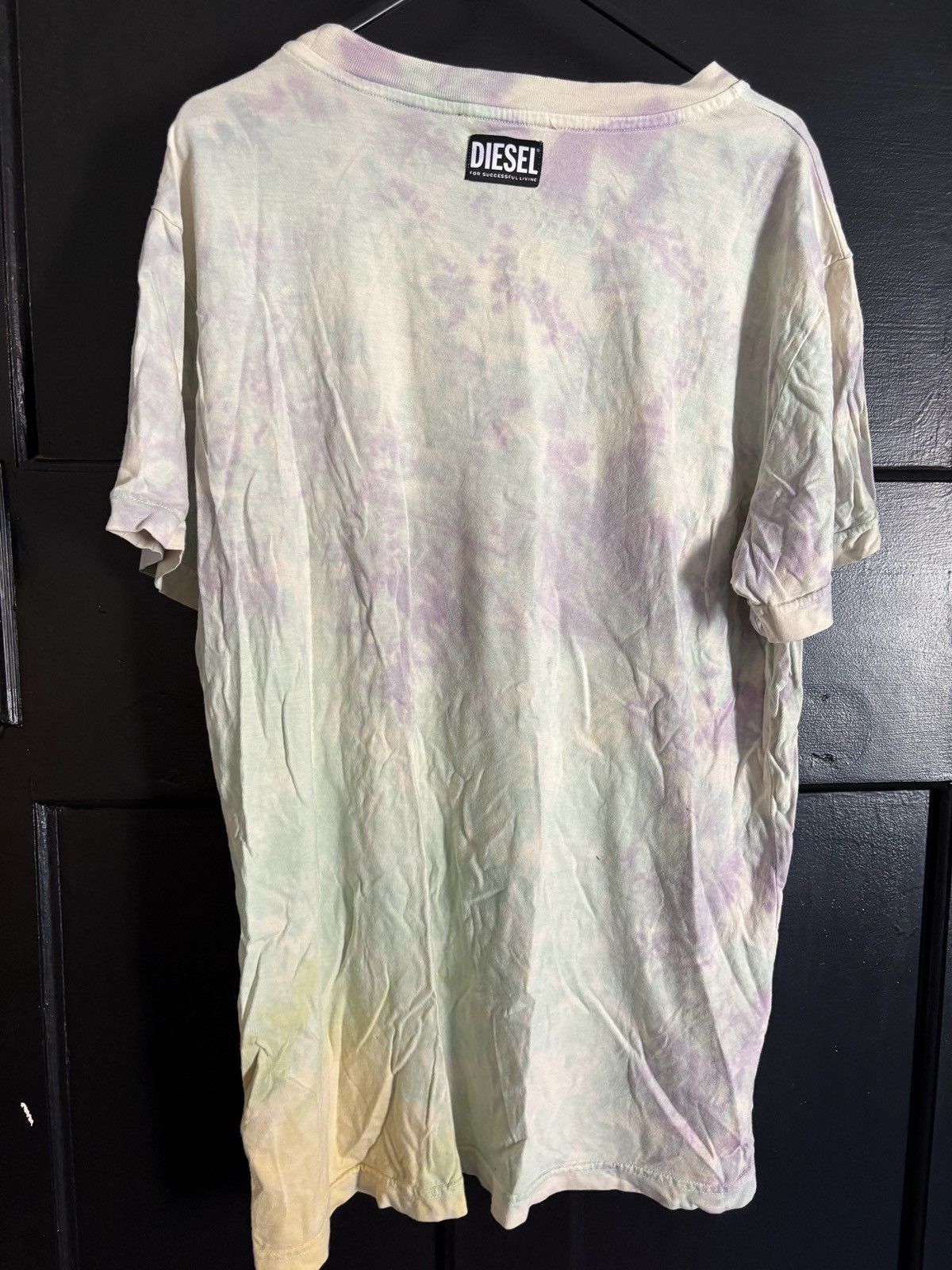 Diesel DIESEL // Tie Dye // Crazy Cat Tee // Used Size S / US 4 / IT 40 - 3 Thumbnail