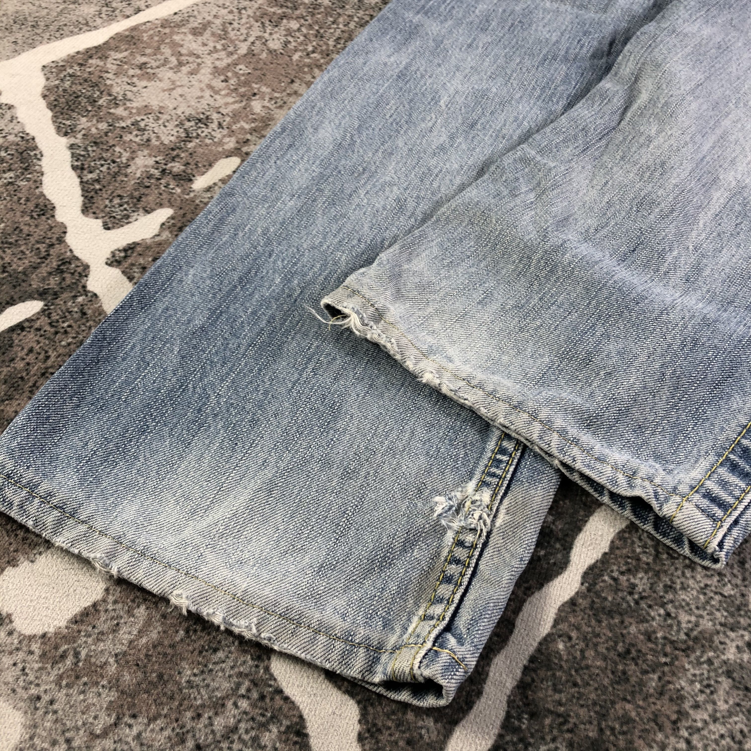 Japanese Brand Blue Way Jeans Distressed Denim KJ2025 Size US 28 / EU 44 - 5 Thumbnail