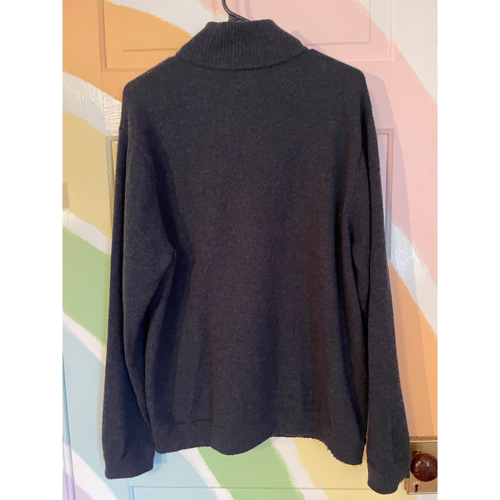 Patagonia Patagonia Lambswool Quarter Zip Sweater Men’s Large navy Size US L / EU 52-54 / 3 - 4 Thumbnail