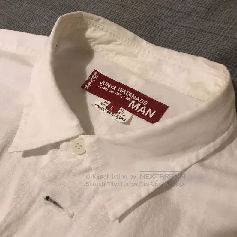 Junya Watanabe JUNYA WATANABE x Levi's White Shirt Jacket. Size US L / EU 52-54 / 3 - 3 Thumbnail