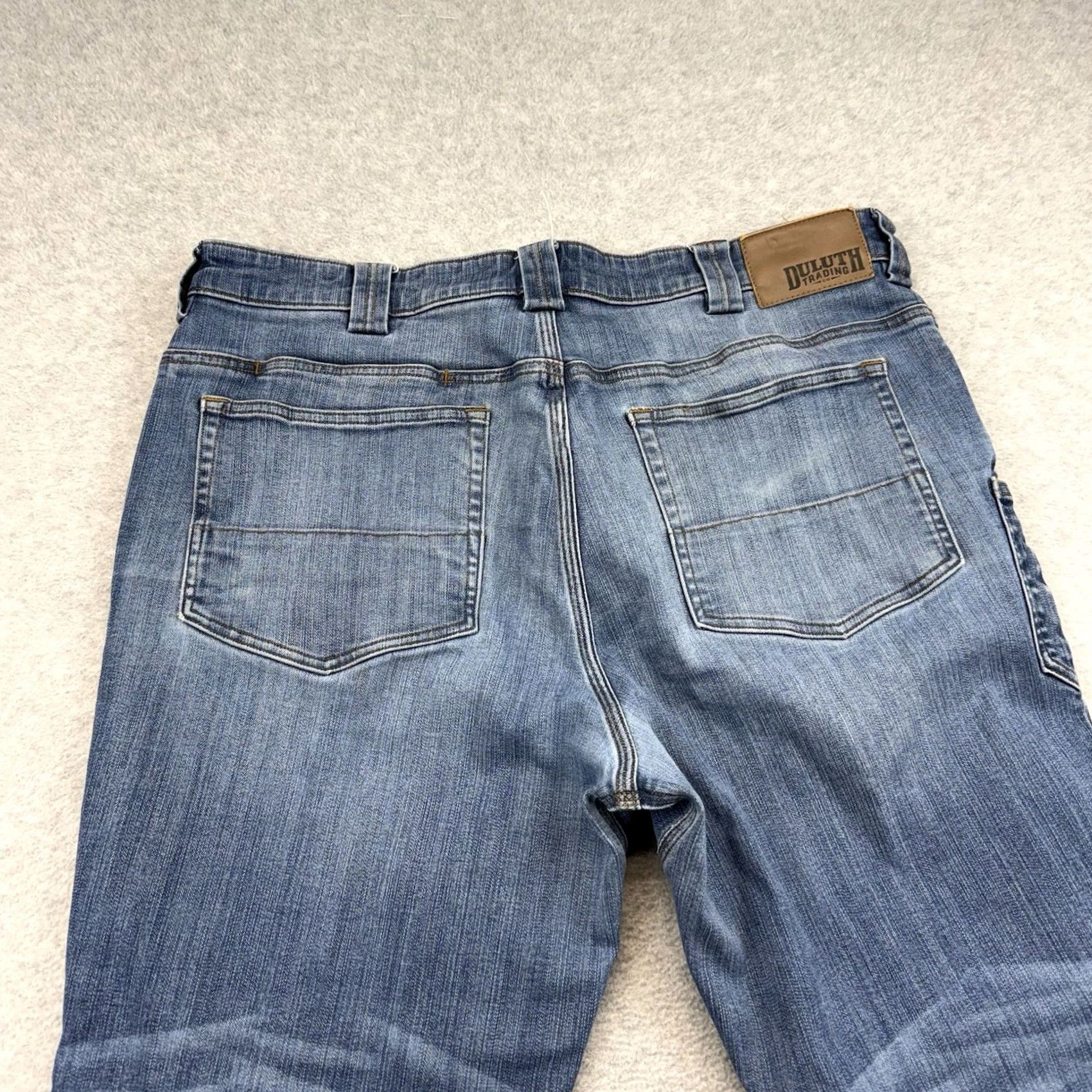 CO Duluth Jeans Mens 38x32 Blue Slim Fit Ballroom Double Flex Jean Size US 38 / EU 54 - 3 Thumbnail