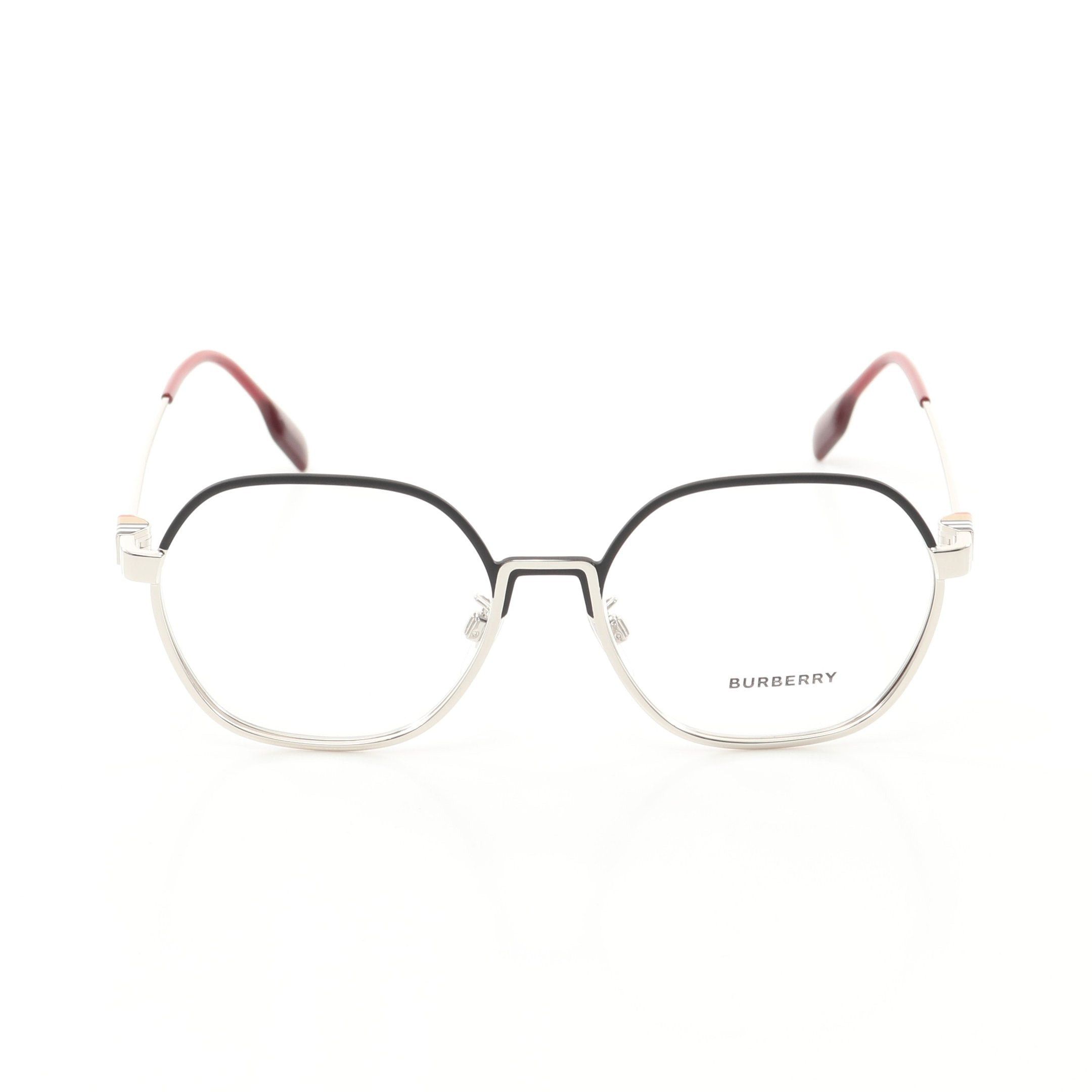 Burberry Burberry Winston Glasses Silver Black Size ONE SIZE - 1 Thumbnail