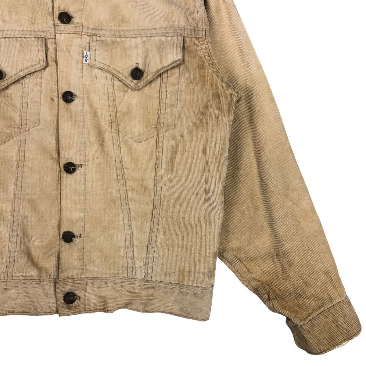 Levi's 🔥80’s Vintage Trucker Corduroy Jacket Levi’s Made in USA Size US S / EU 44-46 / 1 - 5 Thumbnail