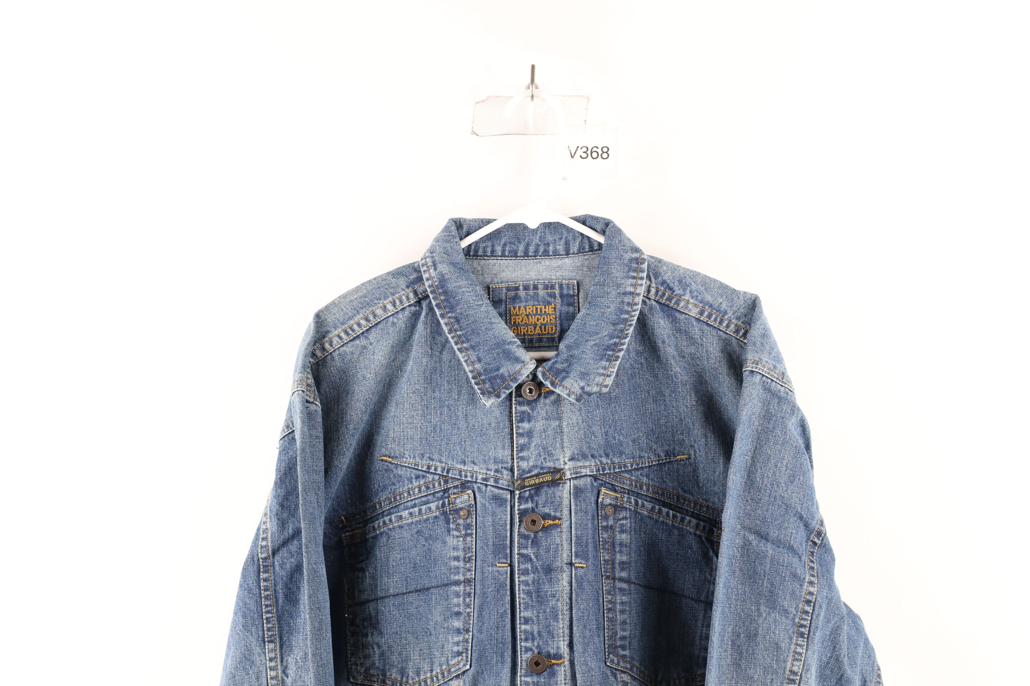 Marithe + Francois Girbaud × Vintage NOS Vintage 90s Marithe Francois Girbaud Trucker Jacket Size US XL / EU 56 / 4 - 2 Thumbnail