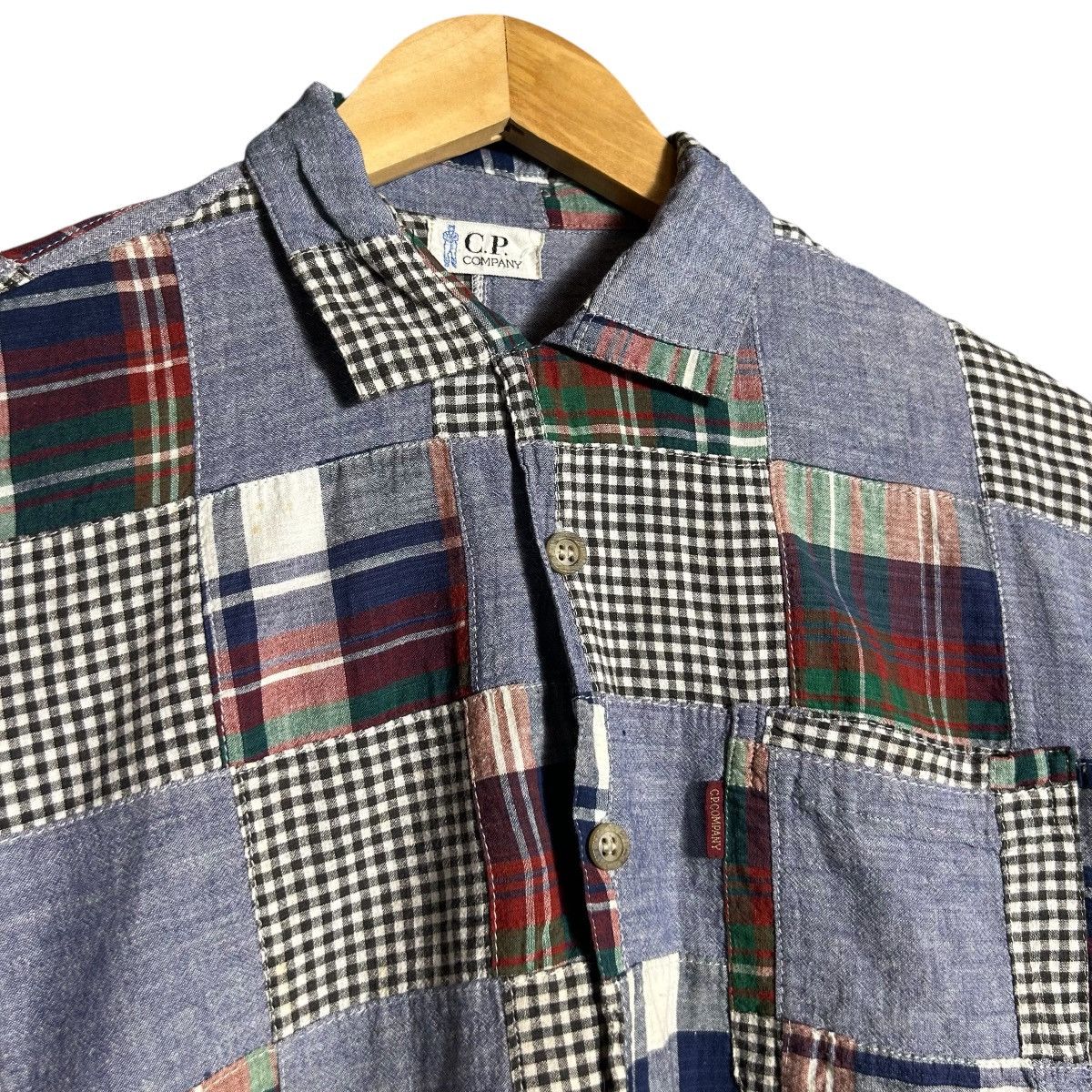 C.P. Company Vintage C.P. company pattern patchwork Shirt Size M / US 6-8 / IT 42-44 - 3 Thumbnail