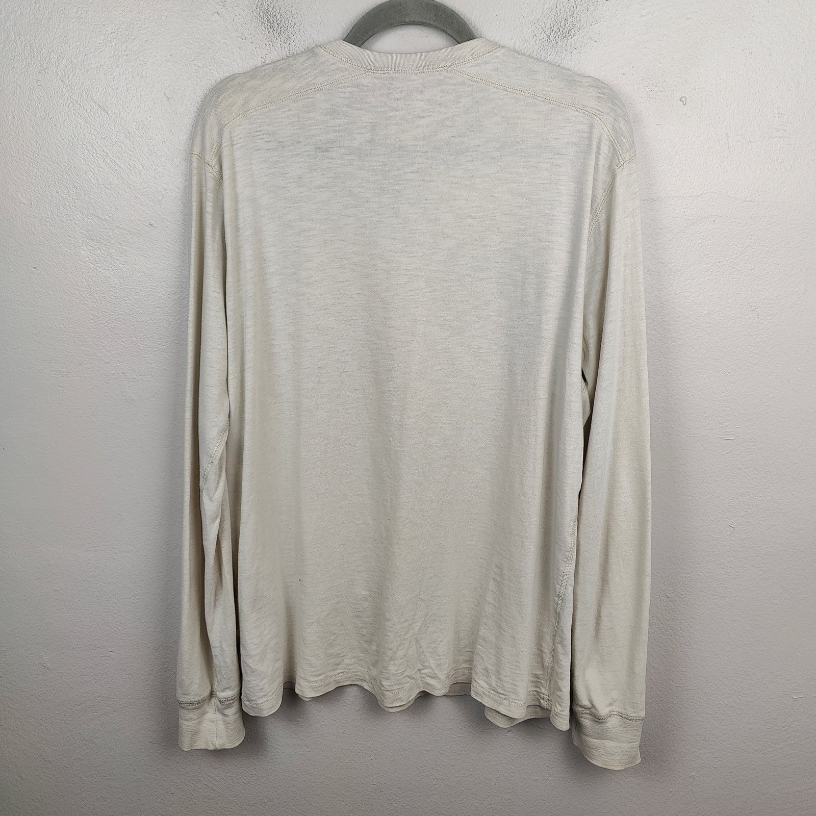 J.Crew J.Crew Garment-Dyed Slub Cotton Henley Shirt Mens Large Size US L / EU 52-54 / 3 - 3 Thumbnail