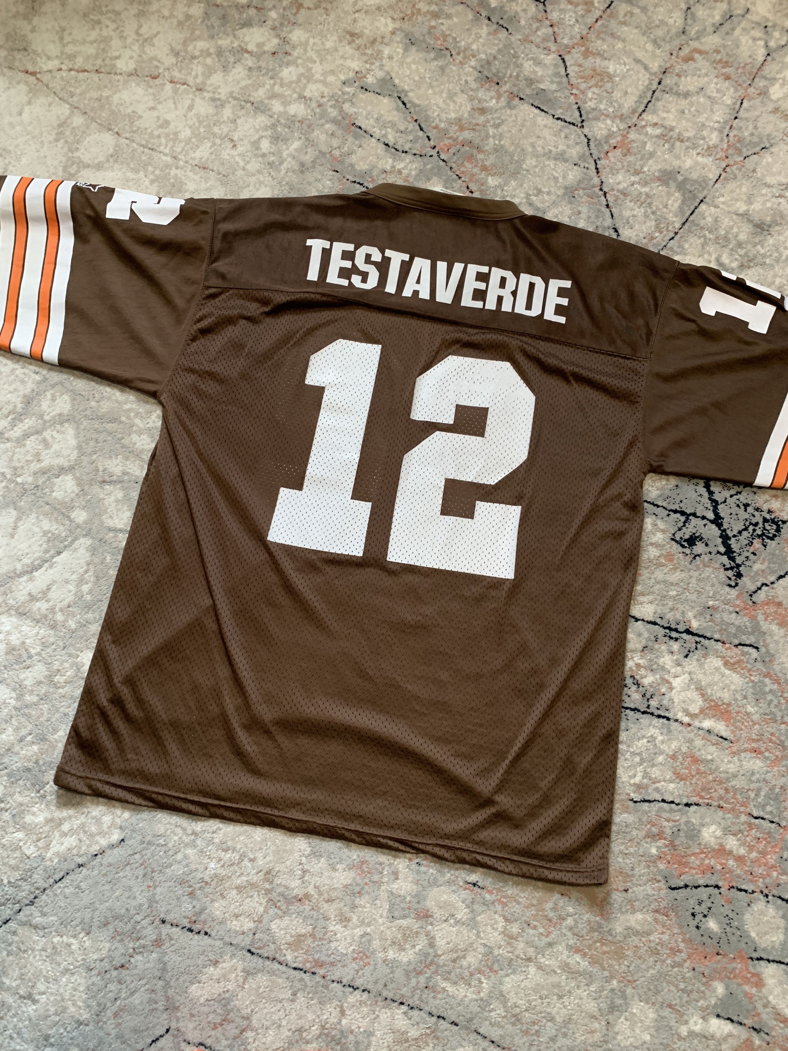 NHL × Starter × Vintage Vintage NFL Vinny Testaverde 12 Cleveland Browns 1995 Jersey Size US XL / EU 56 / 4 - 1 Thumbnail