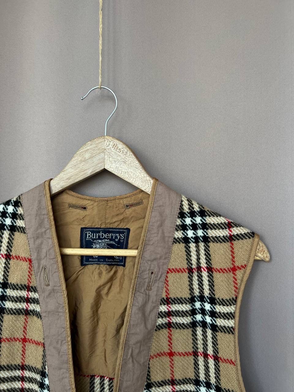 Burberry Burberrys Trench Coat Inner Lining 100% Wool Vintage Size L Size L / US 10 / IT 46 - 6 Thumbnail
