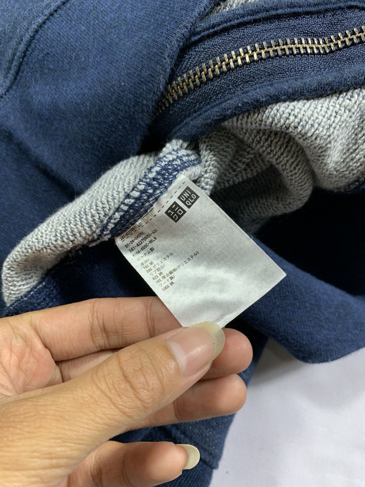 If Six Was Nine × Japanese Brand × Le Grande Bleu (L.G.B.) Japane Zip Fur Hoodie Japanese Uniqlo Size US M / EU 48-50 / 2 - 5 Thumbnail