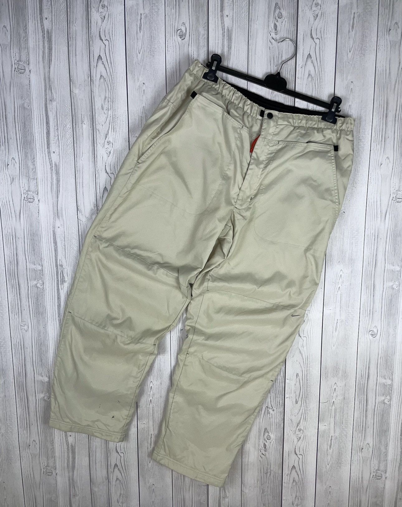 Nike Vintage nike drill pants fleece size XL rare drill Y2K Size US 36 / EU 52 - 1 Thumbnail