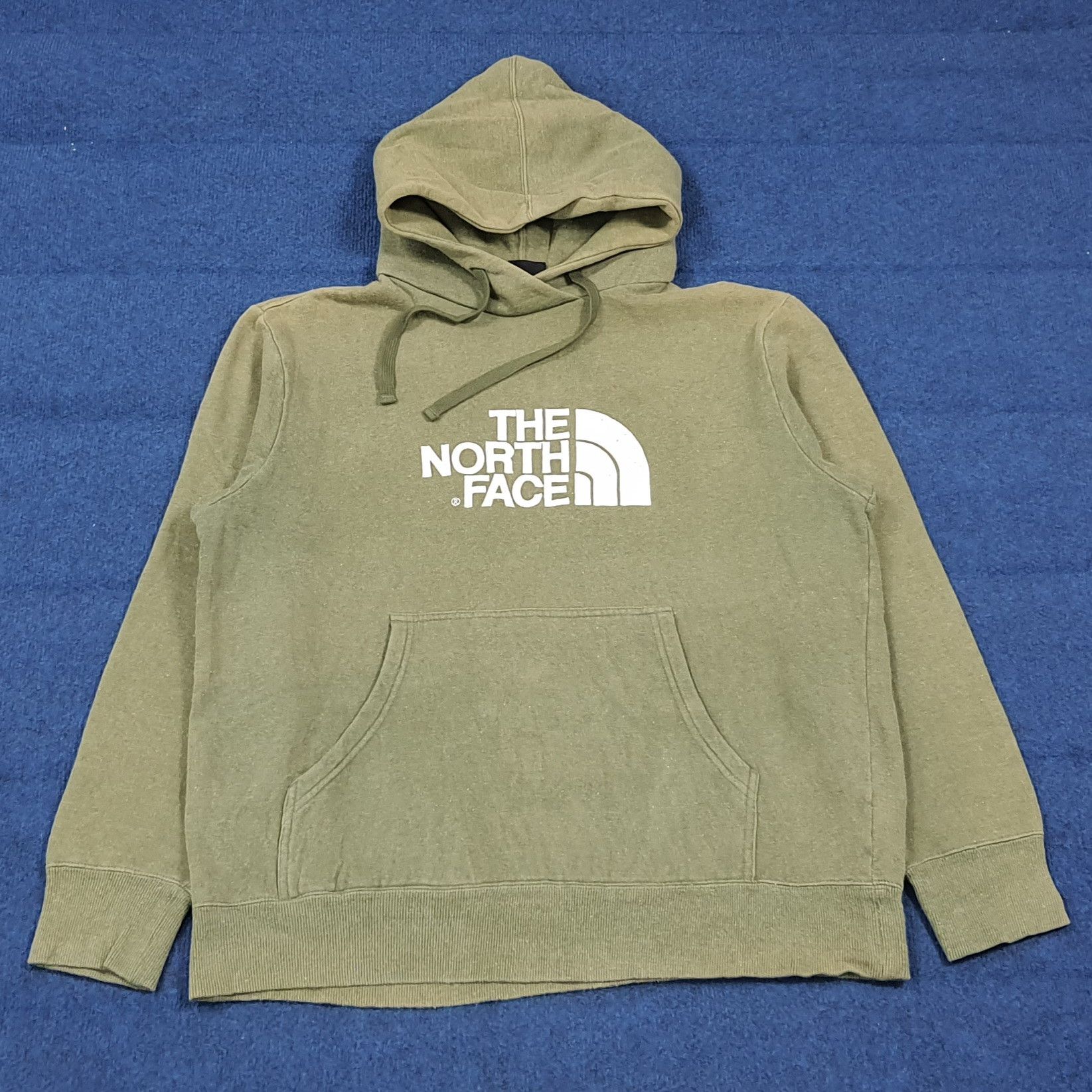 The North Face Vintage The North Face Hoodie Speckled Olive Green C288N23 Size US L / EU 52-54 / 3 - 1 Thumbnail