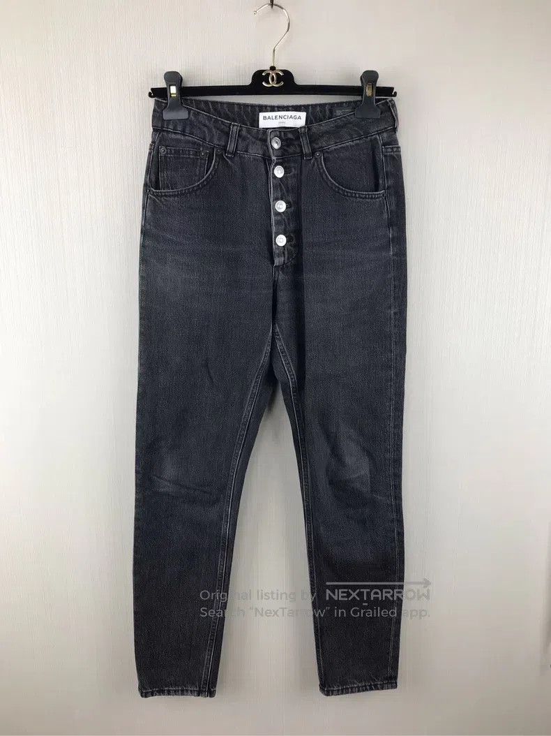 Balenciaga Balenciaga Distressed Denim Jeans Size US 36 / EU 52 - 1 Thumbnail