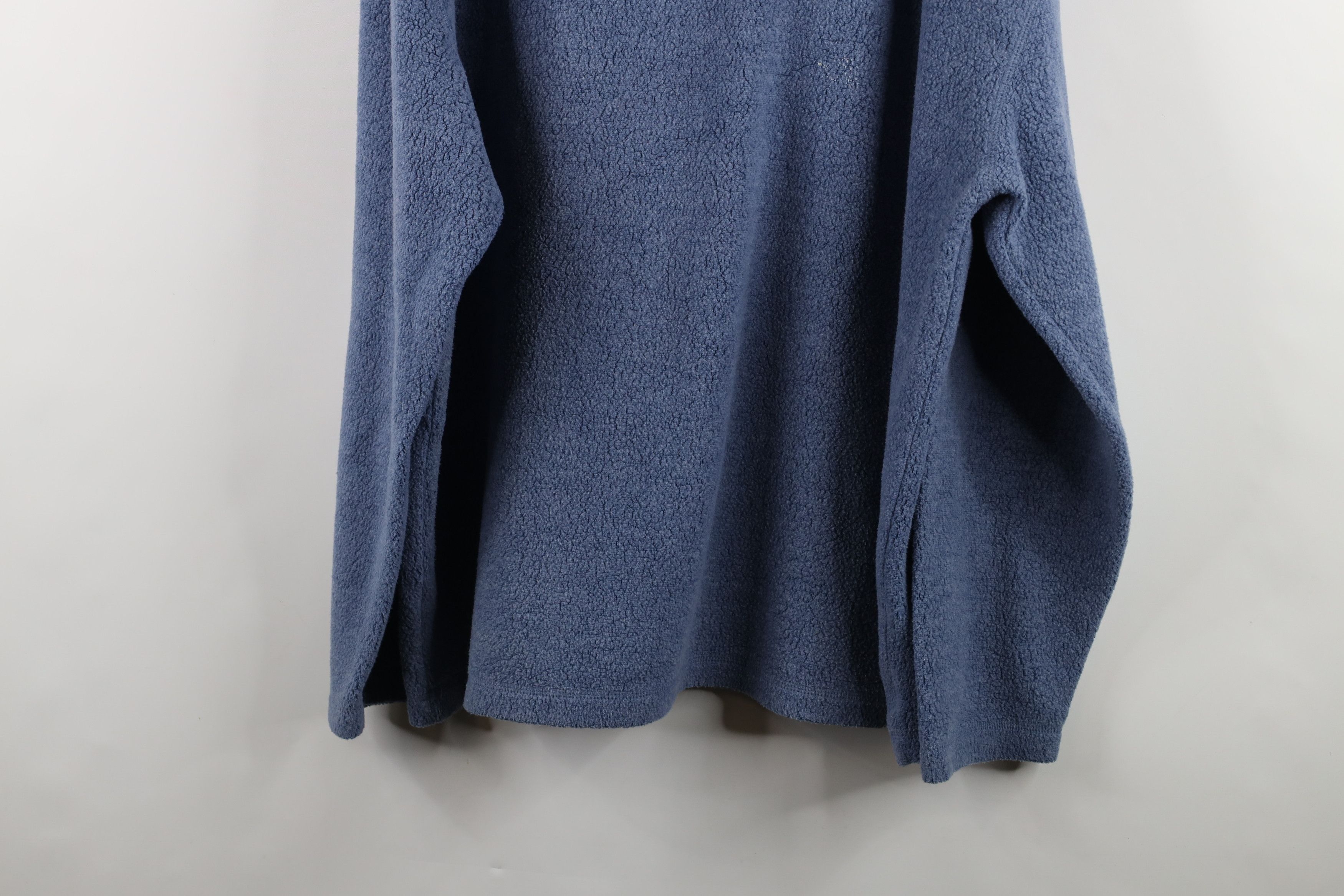 Vintage Vintage 90s Streetwear Baggy Fit Half Zip Fleece Hoodie Size US L / EU 52-54 / 3 - 12 Thumbnail