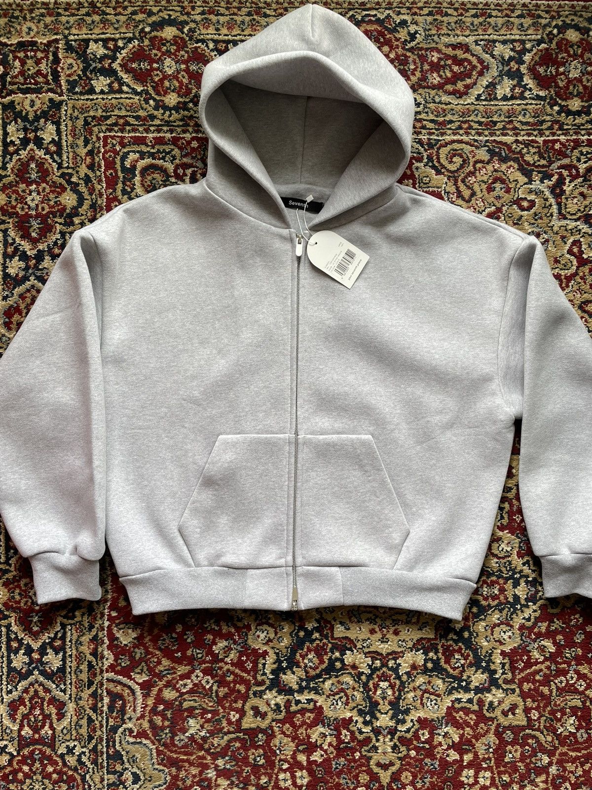 Seventh V2 Zipped Hoodie in Cloud Grey | Grailed