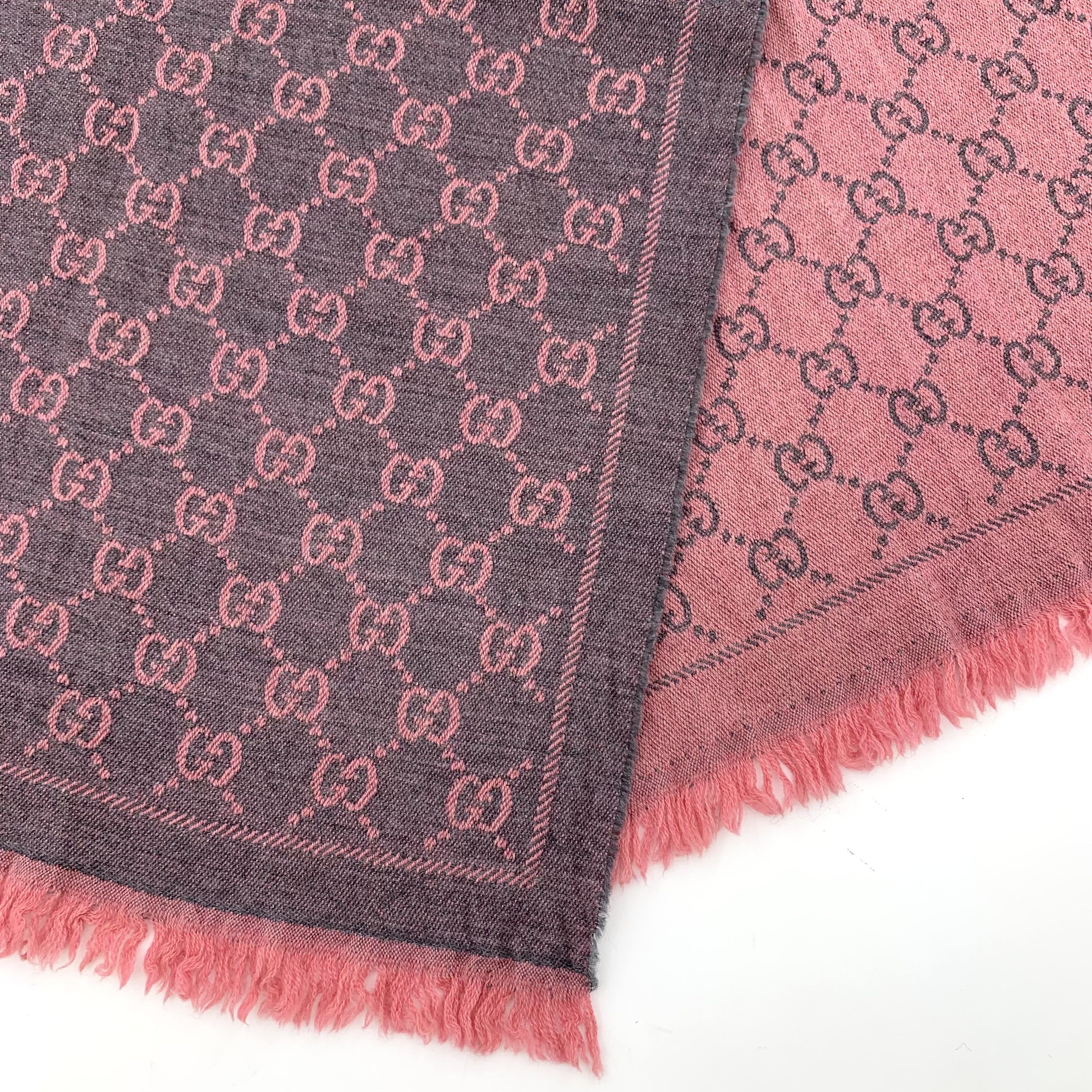 Gucci Gucci Monogram Wool Scarf (48 × 180 cm) Size ONE SIZE - 6 Thumbnail