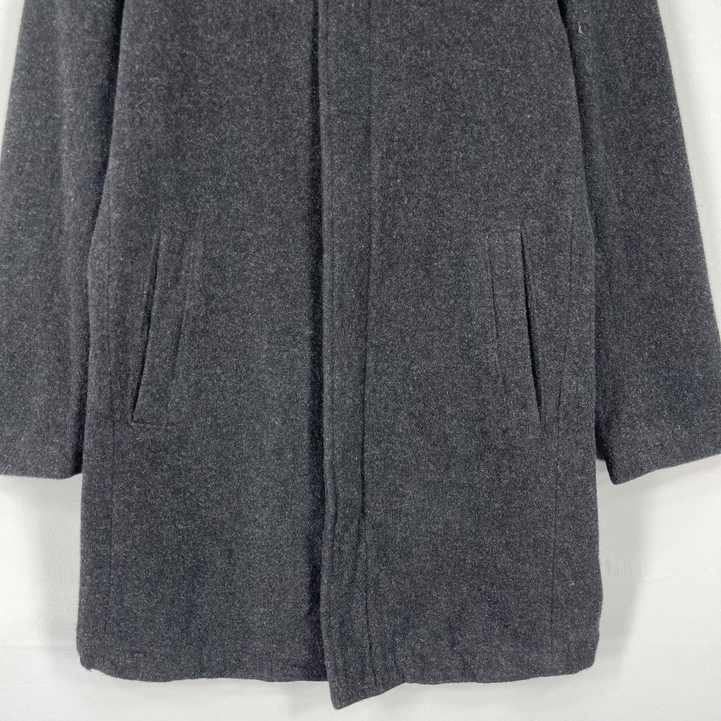 PPFM Vintage PPFM Zip Up Heavyweight Wool Long Jacket Size US S / EU 44-46 / 1 - 3 Thumbnail
