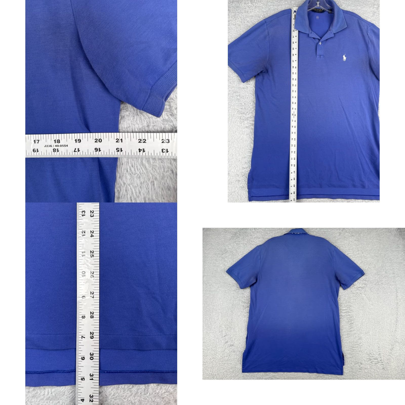 Ralph Lauren Ralph Lauren Polo Golf Polo Shirt Men Medium Blue 100% Cotton Jersey Size US M / EU 48-50 / 2 - 8 Thumbnail