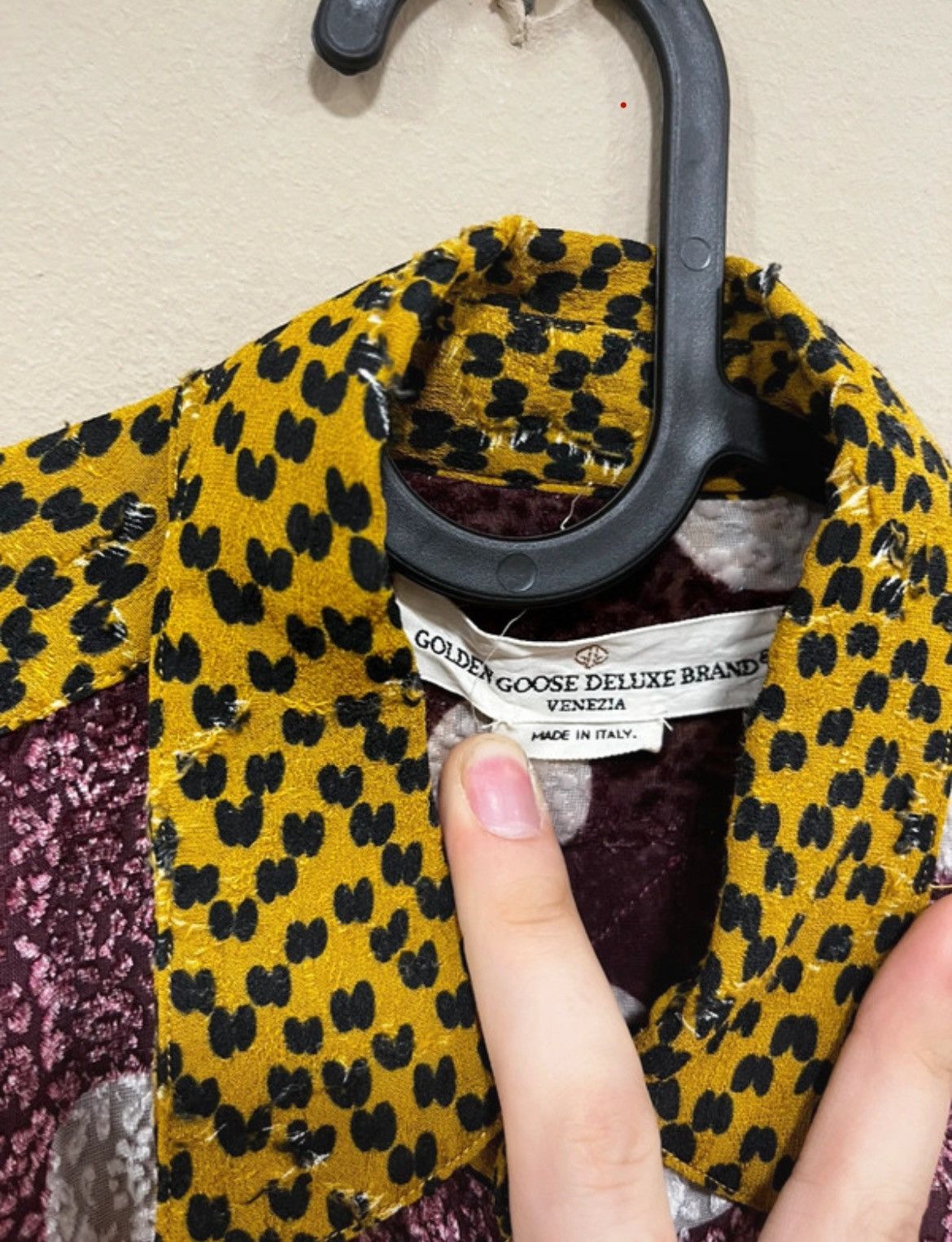Golden Goose Golden Goose Rare Overprinted Cosy Shirt Size US S / EU 44-46 / 1 - 6 Thumbnail