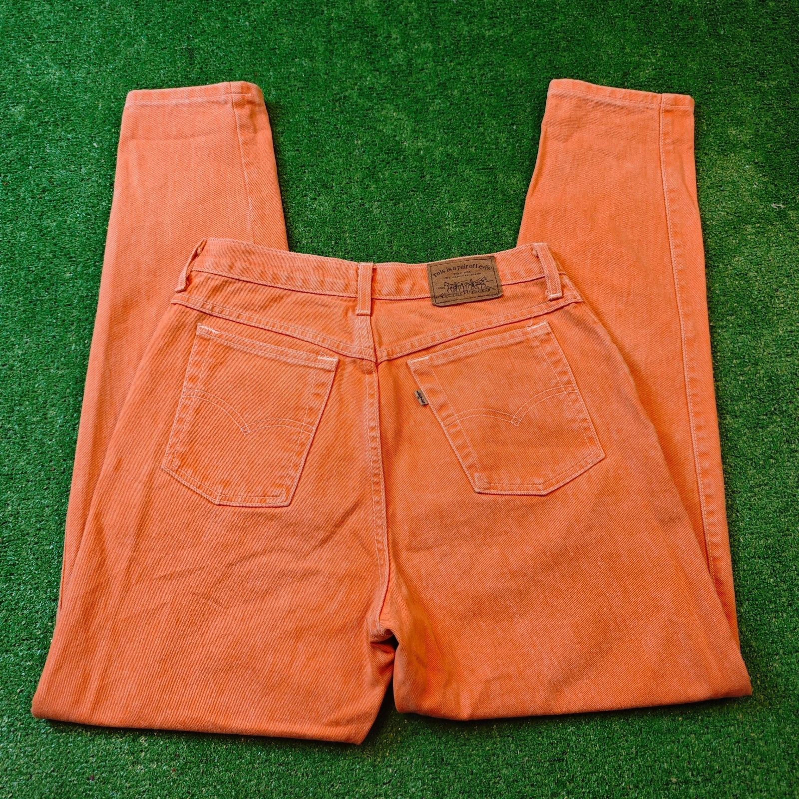 Levi's Vintage Clothing Vintage Levi's 900 Jeans womens 26 Orange 90s drip rare Size 26" / US 2 / IT 38 - 1 Thumbnail