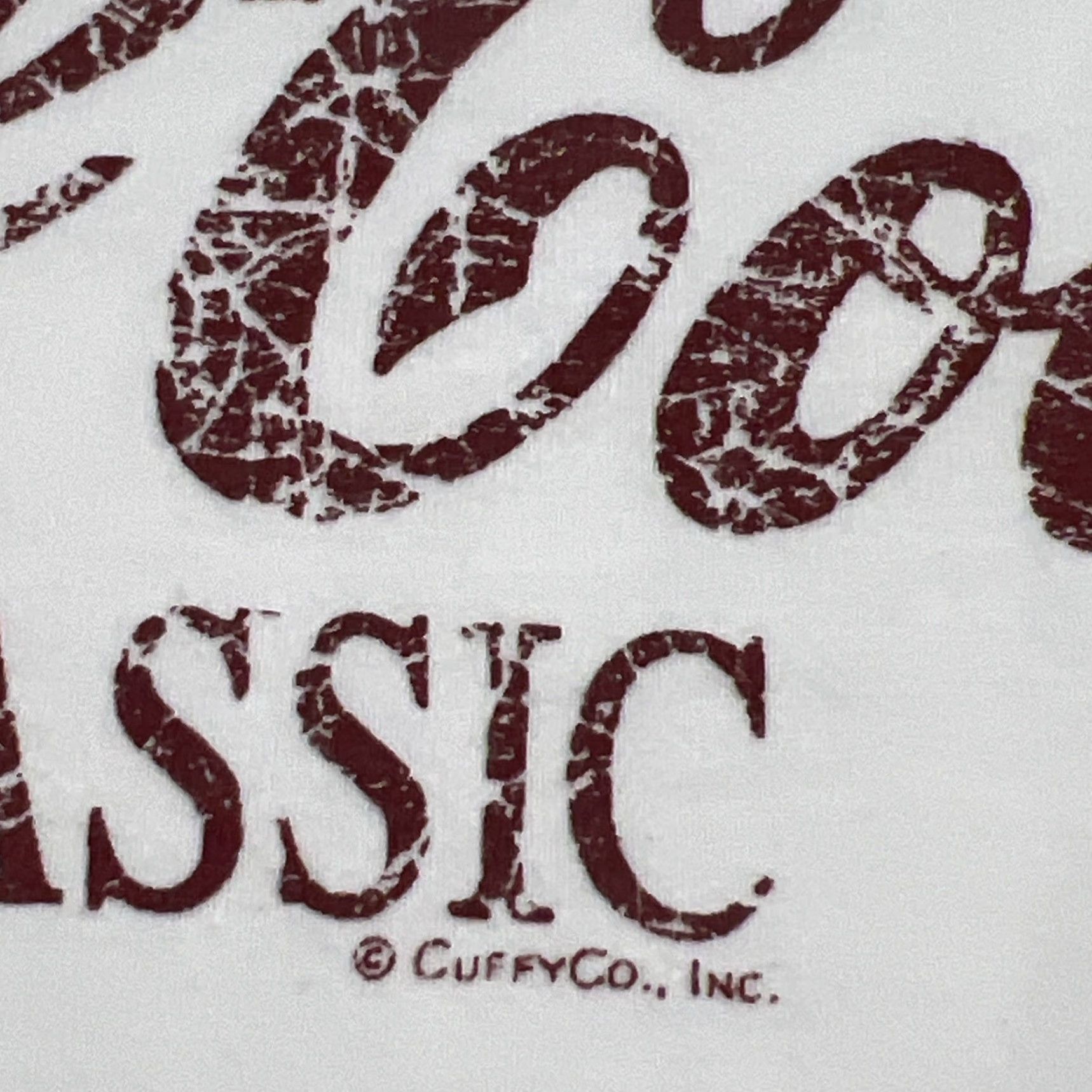 Vintage VINTAGE Cape Cod Classic Cuffy’s T Shirt Large Coca Cola Script White Red Cotton Size US L / EU 52-54 / 3 - 6 Thumbnail